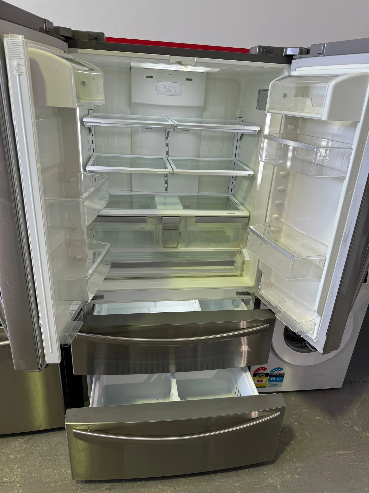 Refurbished EuroAppliances 634 Litres Fridge Freezer and TCL 7.5 Kgs Washing Machine | PERTH