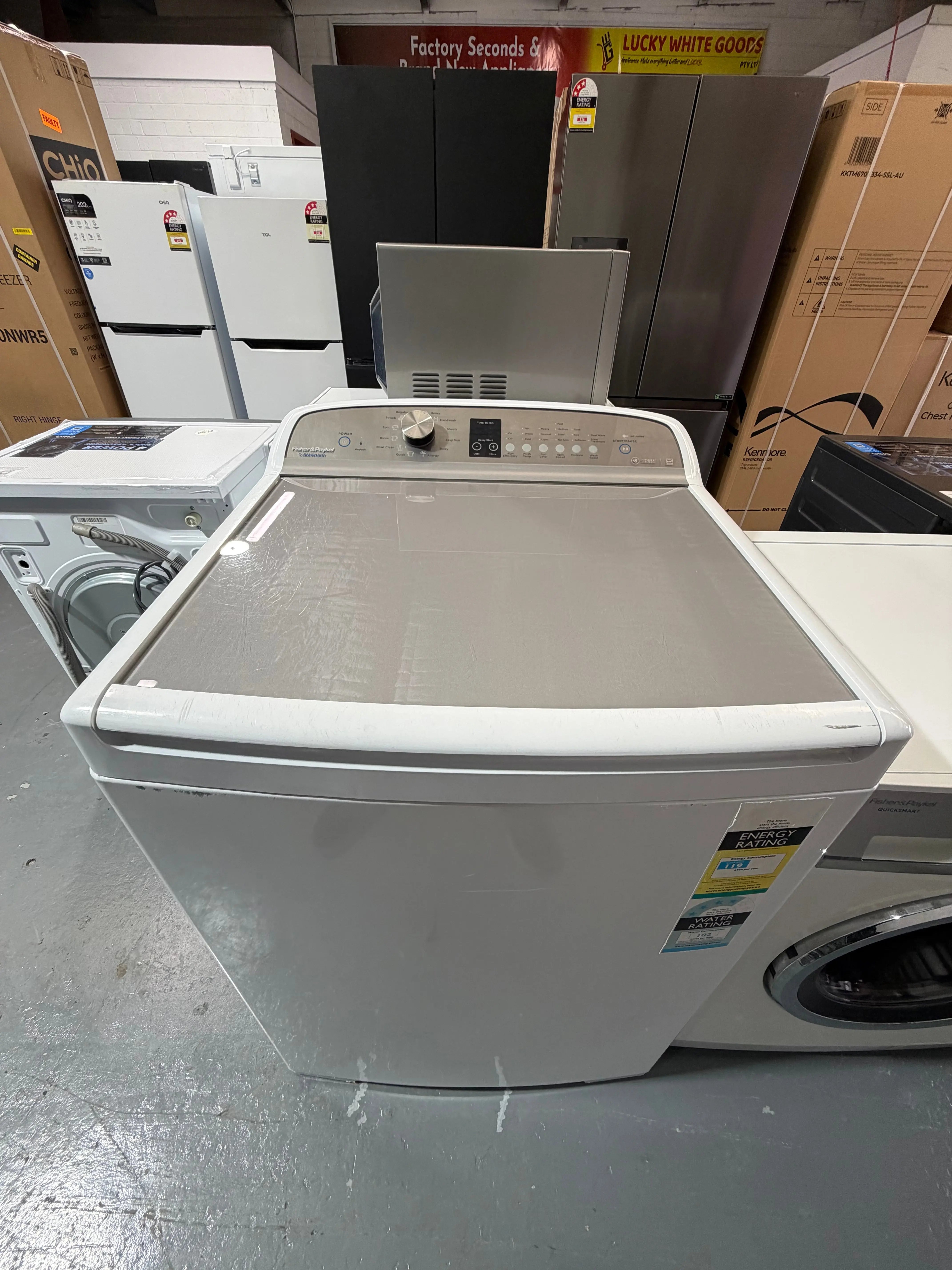Refurbished Fisher & Paykel 10 lg Top loader washer