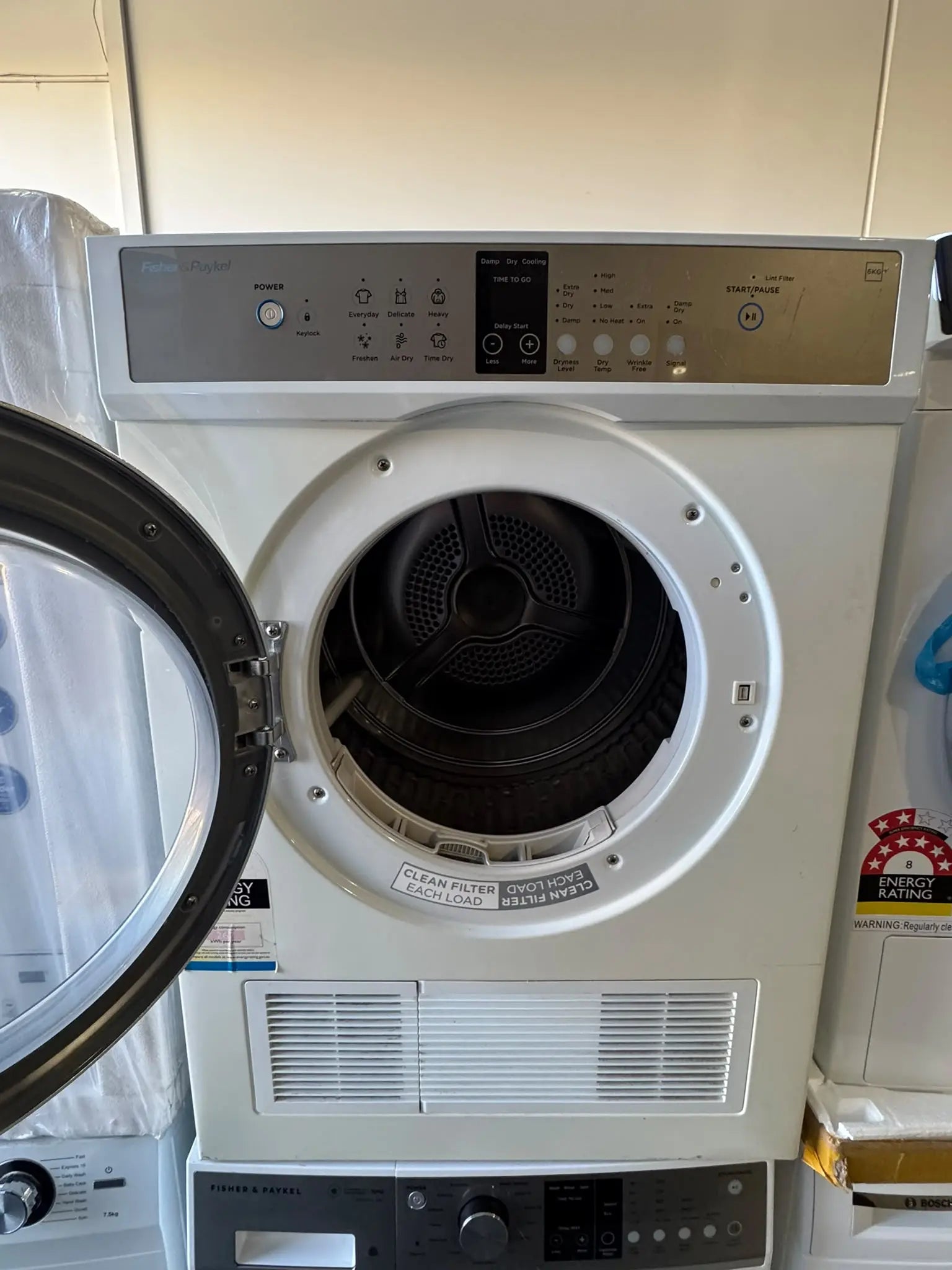 Refurbished Fisher & Paykel 10kg Washer and 6kg Clothes Dryer