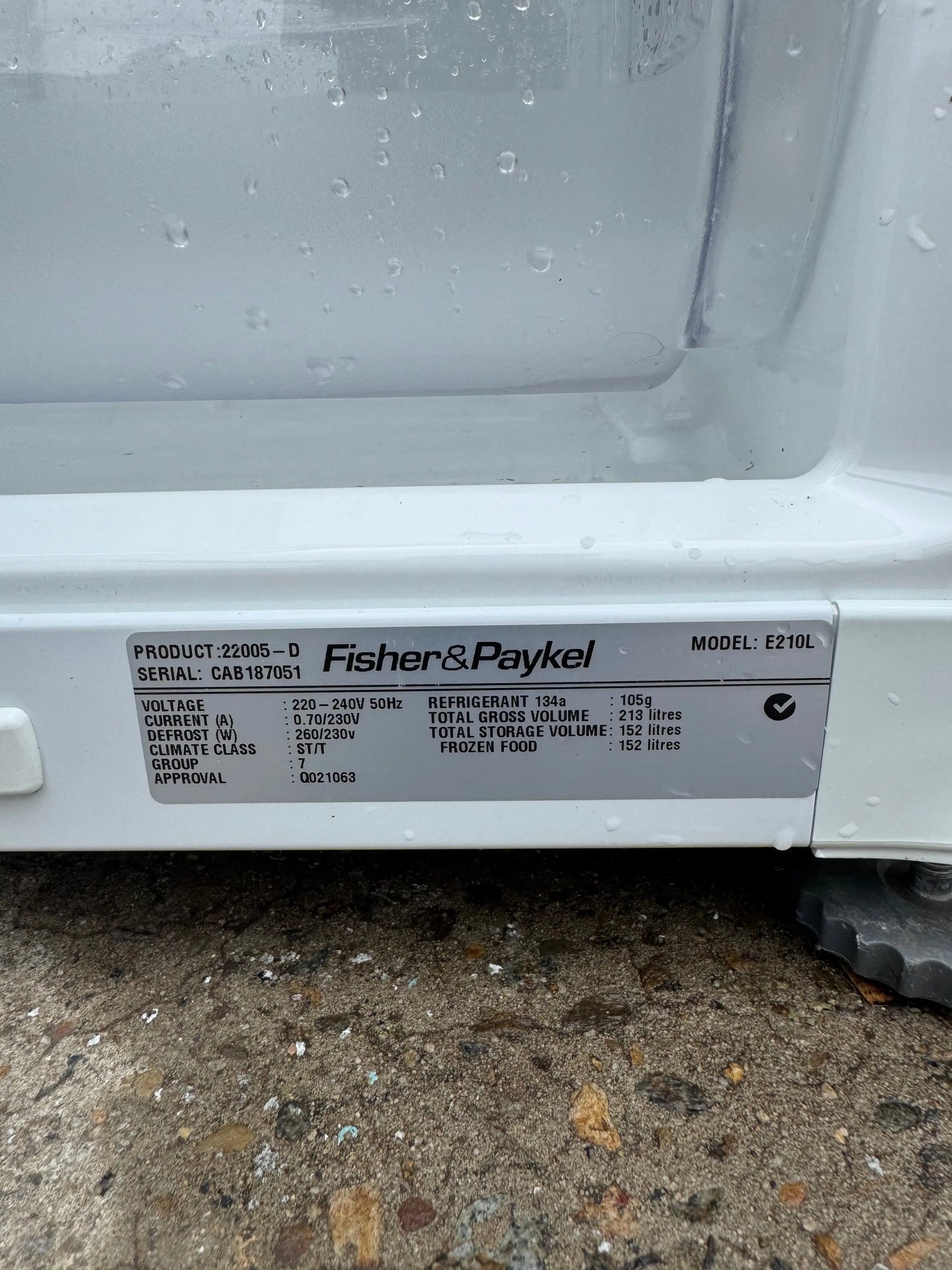 Refurbished Fisher & Paykel 213 Litres | SYDNEY