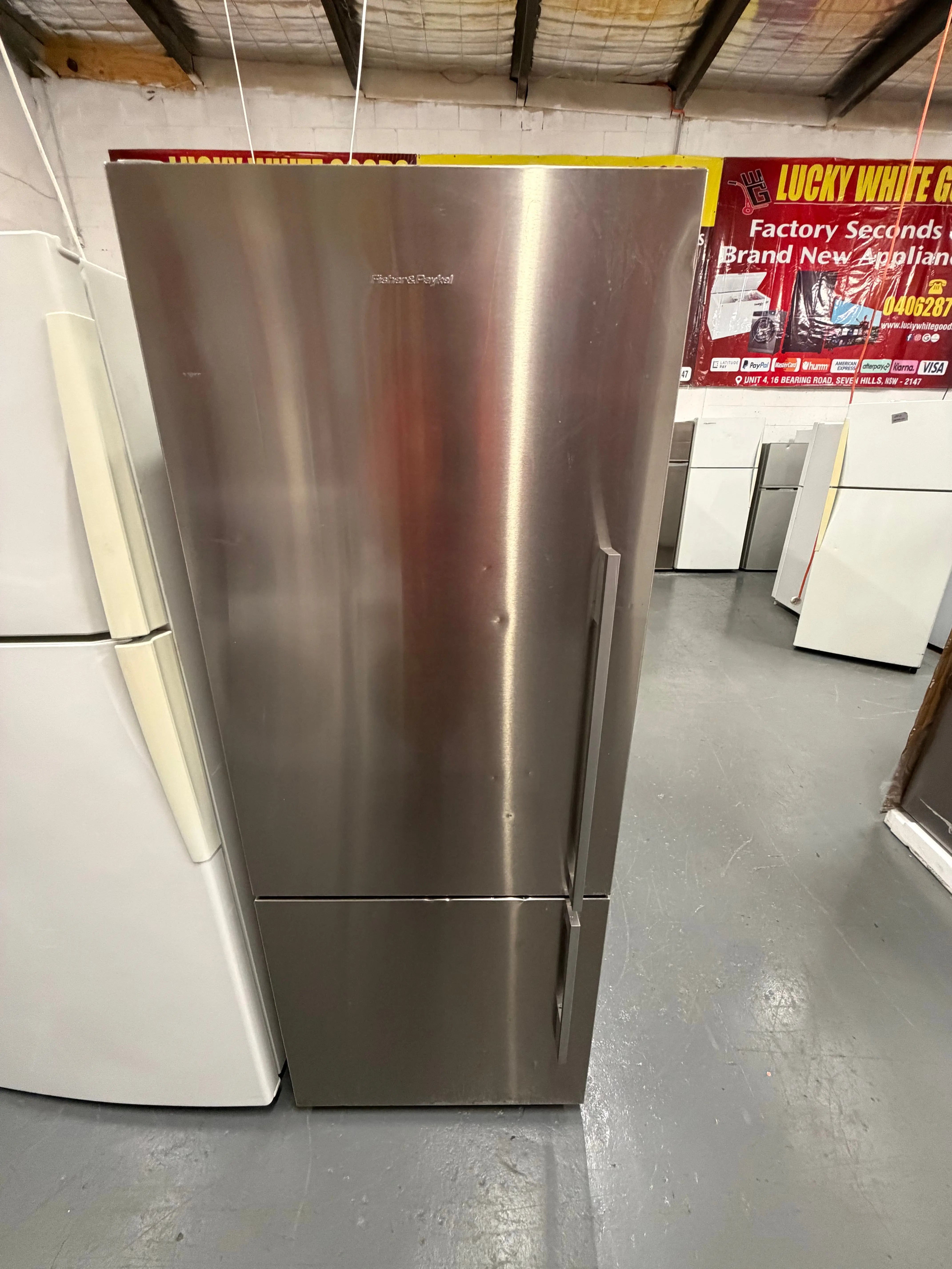 Refurbished Fisher & Paykel 403 ltr bottom mount fridge freezer