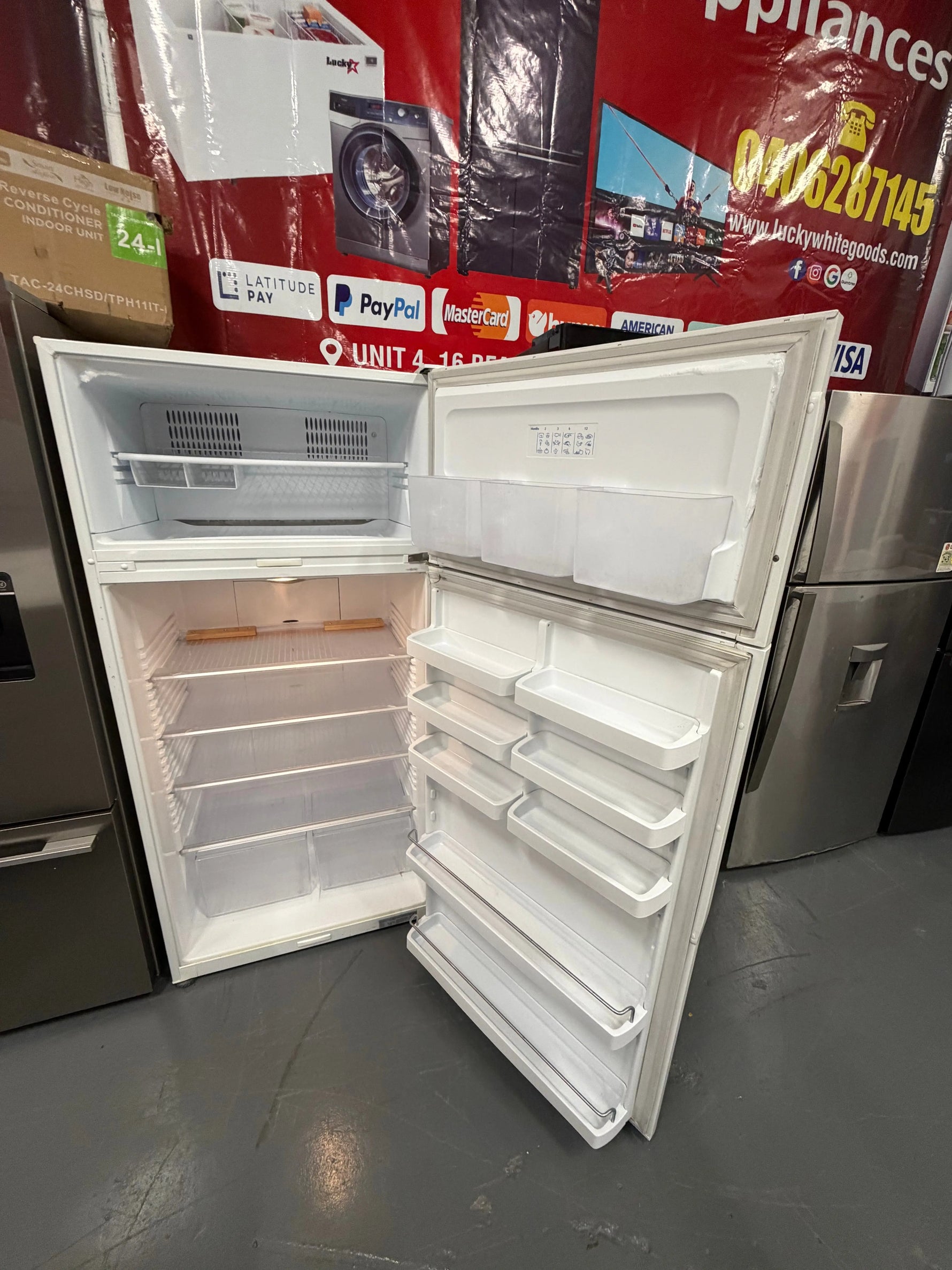 Refurbished Fisher & Paykel 519 ltr top mount fridge freezer