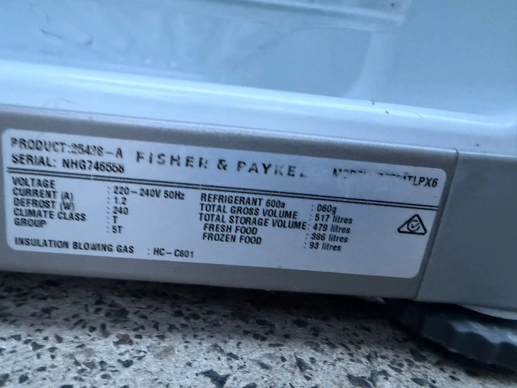 Refurbished Fisher & Paykel 570L Top Mount Fridge Freezer | BRISBANE