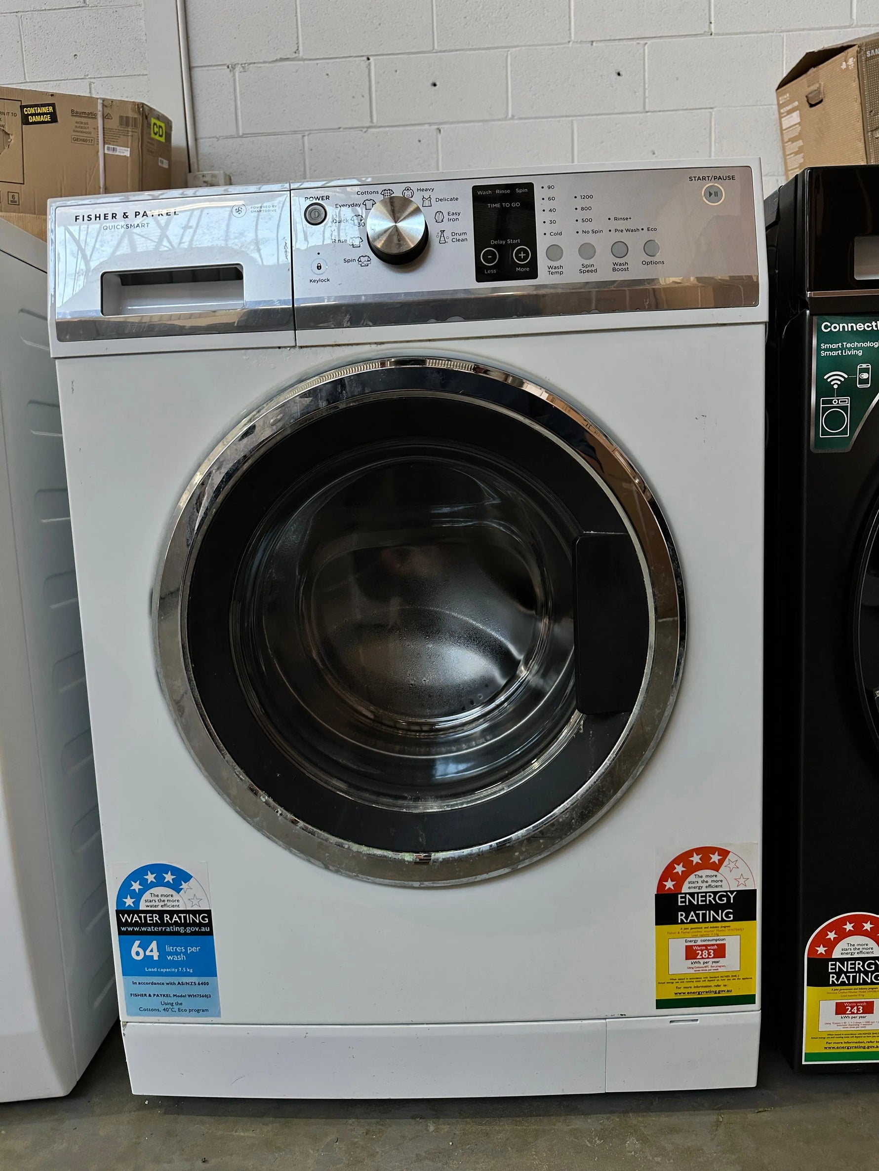 Refurbished Fisher & Paykel 7.5kg Front Load Washer