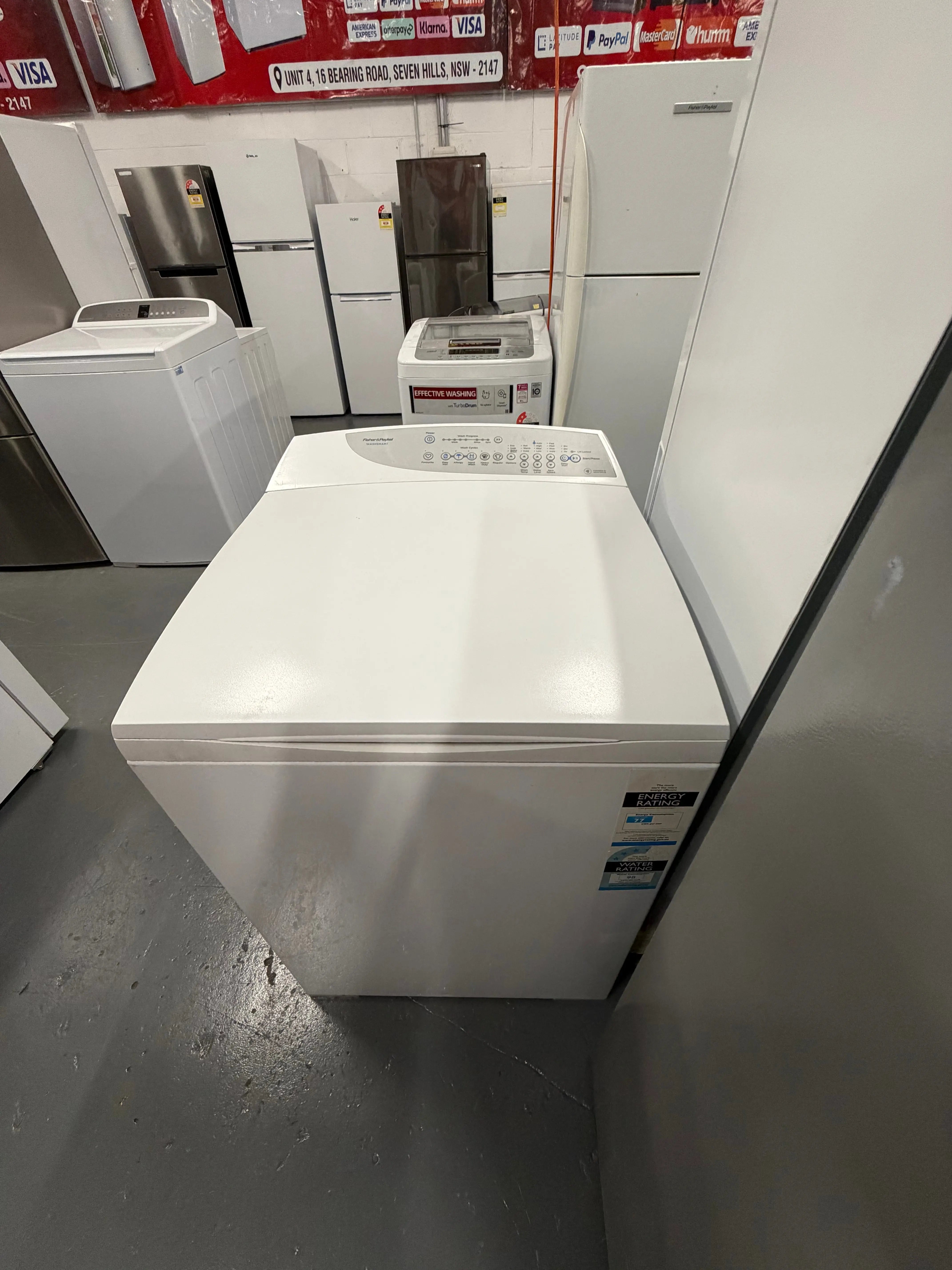 Refurbished Fisher & Paykel 8 kg top loader washer