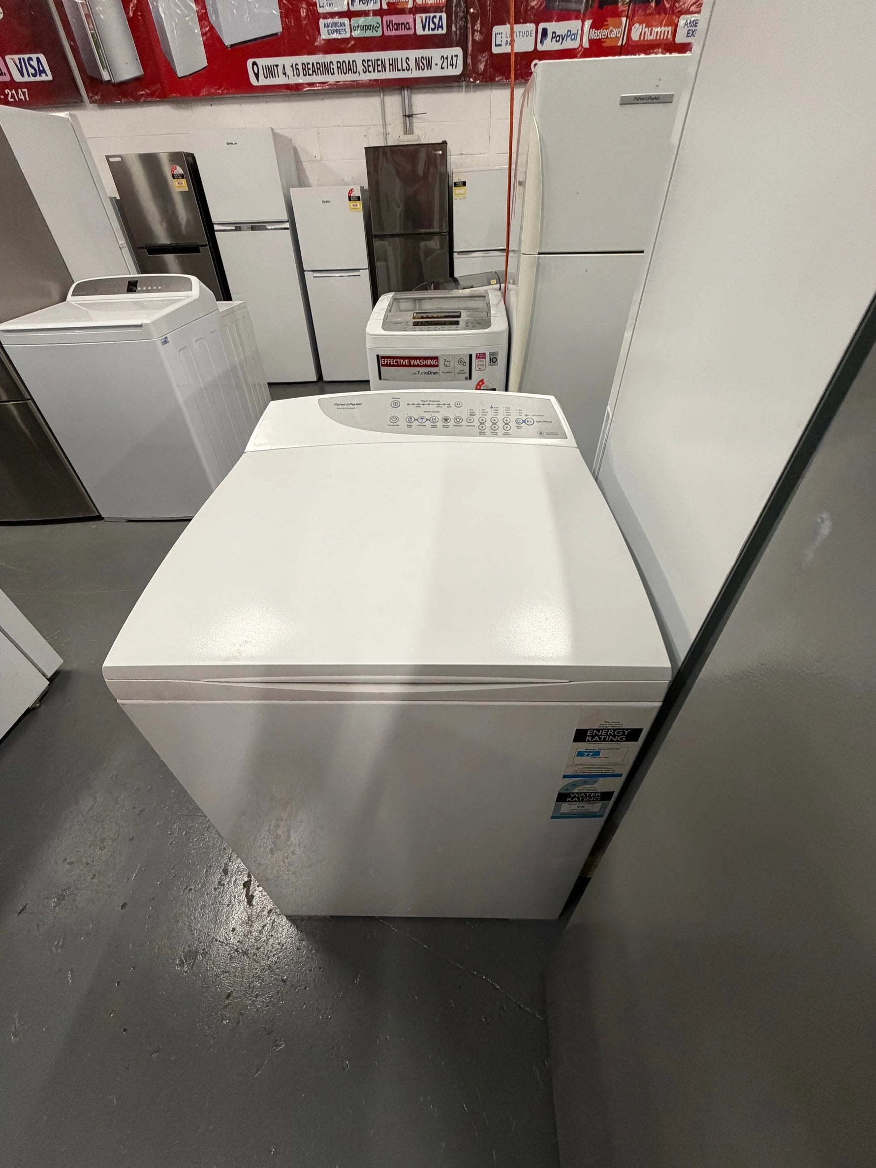 Refurbished Fisher & Paykel 8 kg top loader washer
