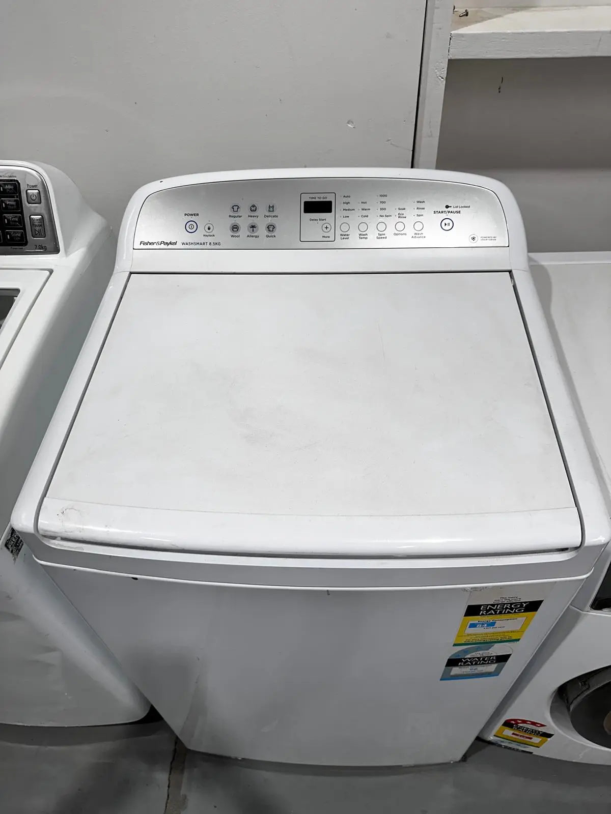 Refurbished Fisher & Paykel 8.5kg Top Load Washer WA8560GI | ADELAIDE