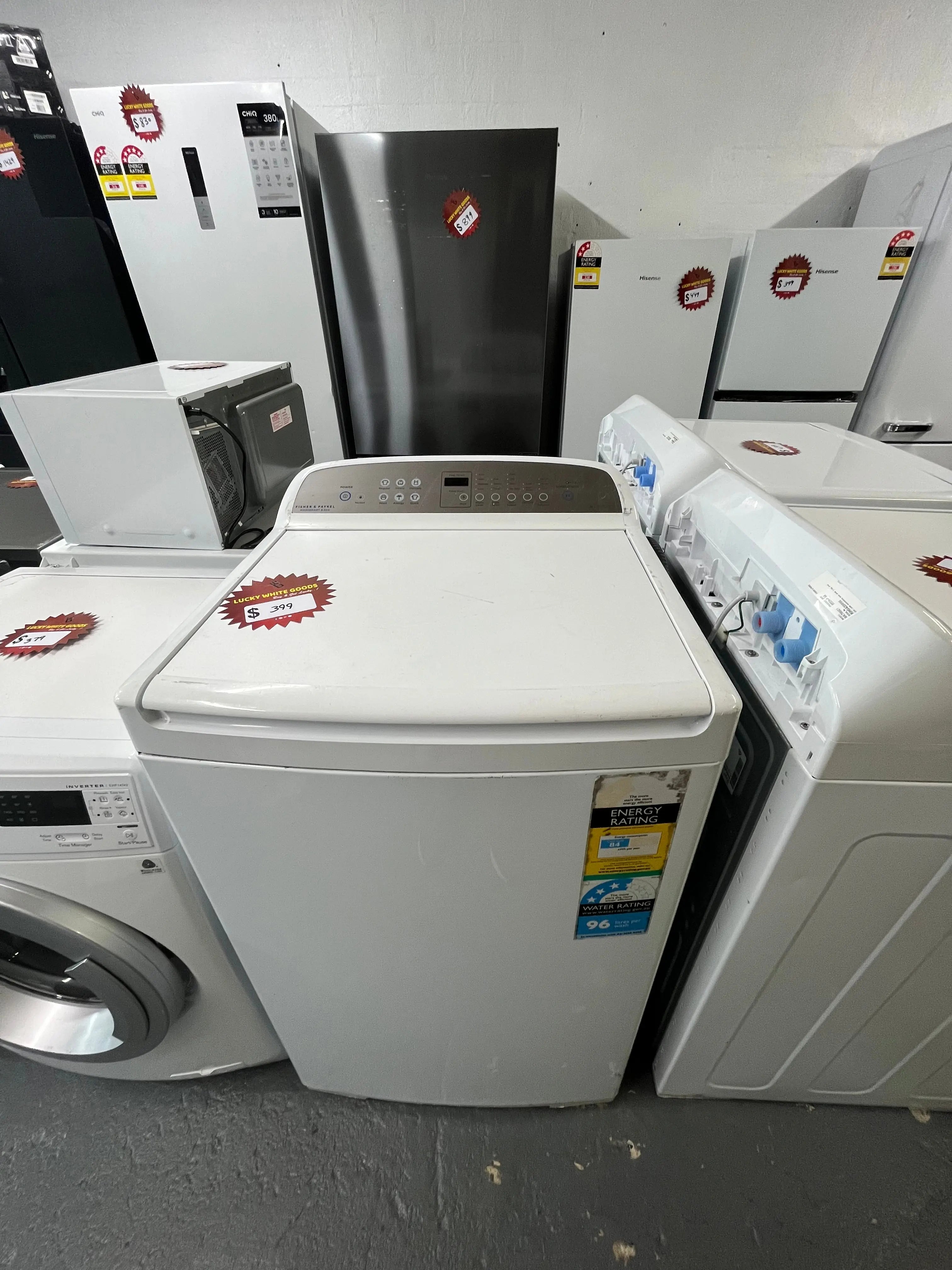 Refurbished Fisher & Paykel 8.5kg Top Load Washer – WA8560G1 WashSmart™ Top Load Washing Machine | ALEXANDRIA