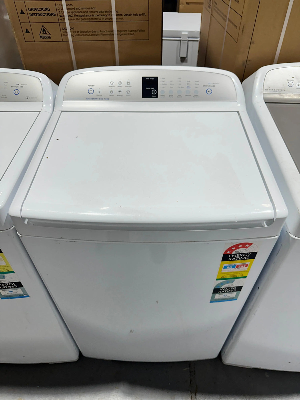 Refurbished Fisher & Paykel WashSmart 7.5kg Top Load Washing Machine | ADELAIDE