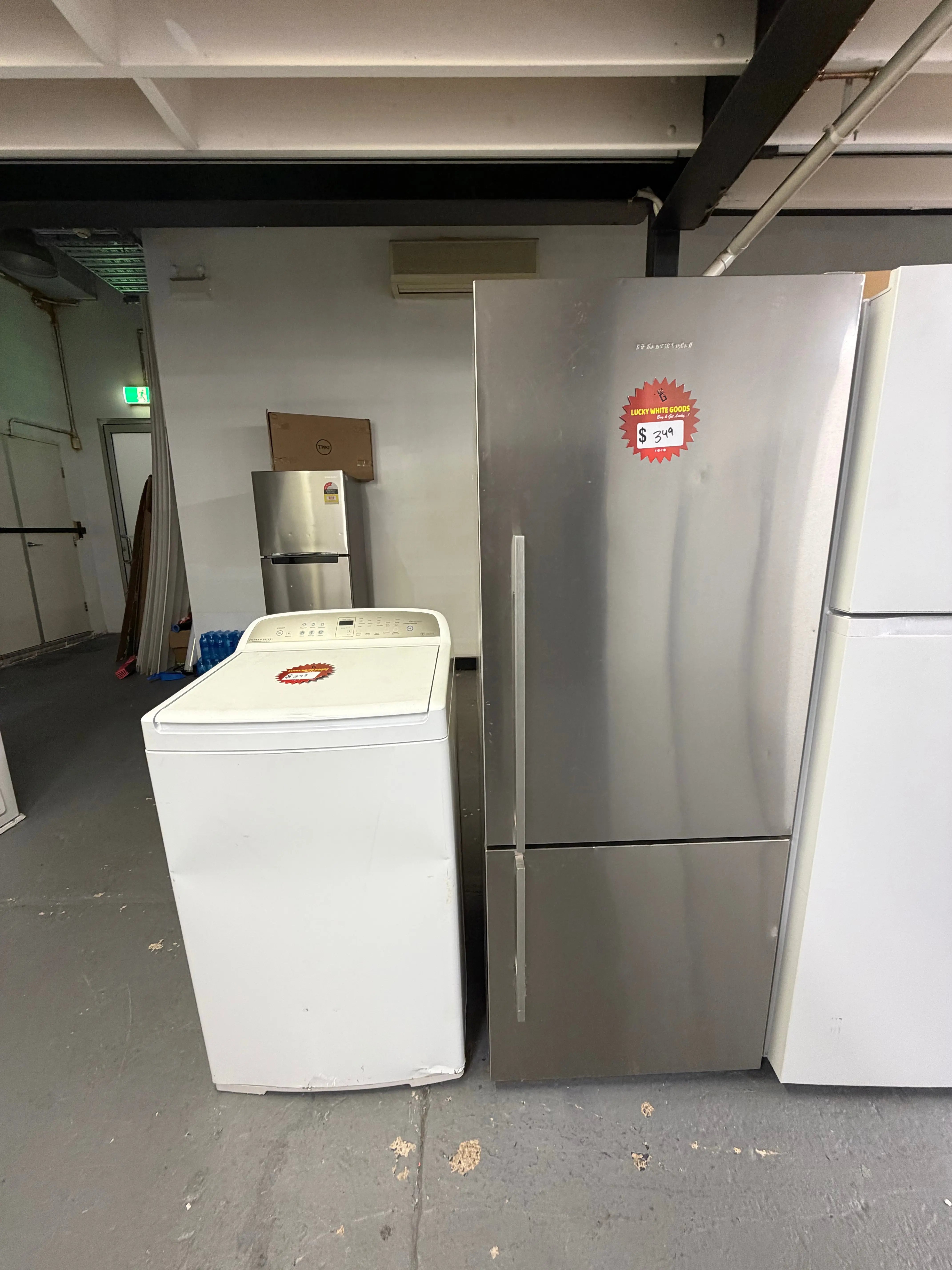 Refurbished Fisher and Paykel 402 ltr fridge freezer & Fisher  and Paykel 8 kg Top loader washer | ALEXANDRIA