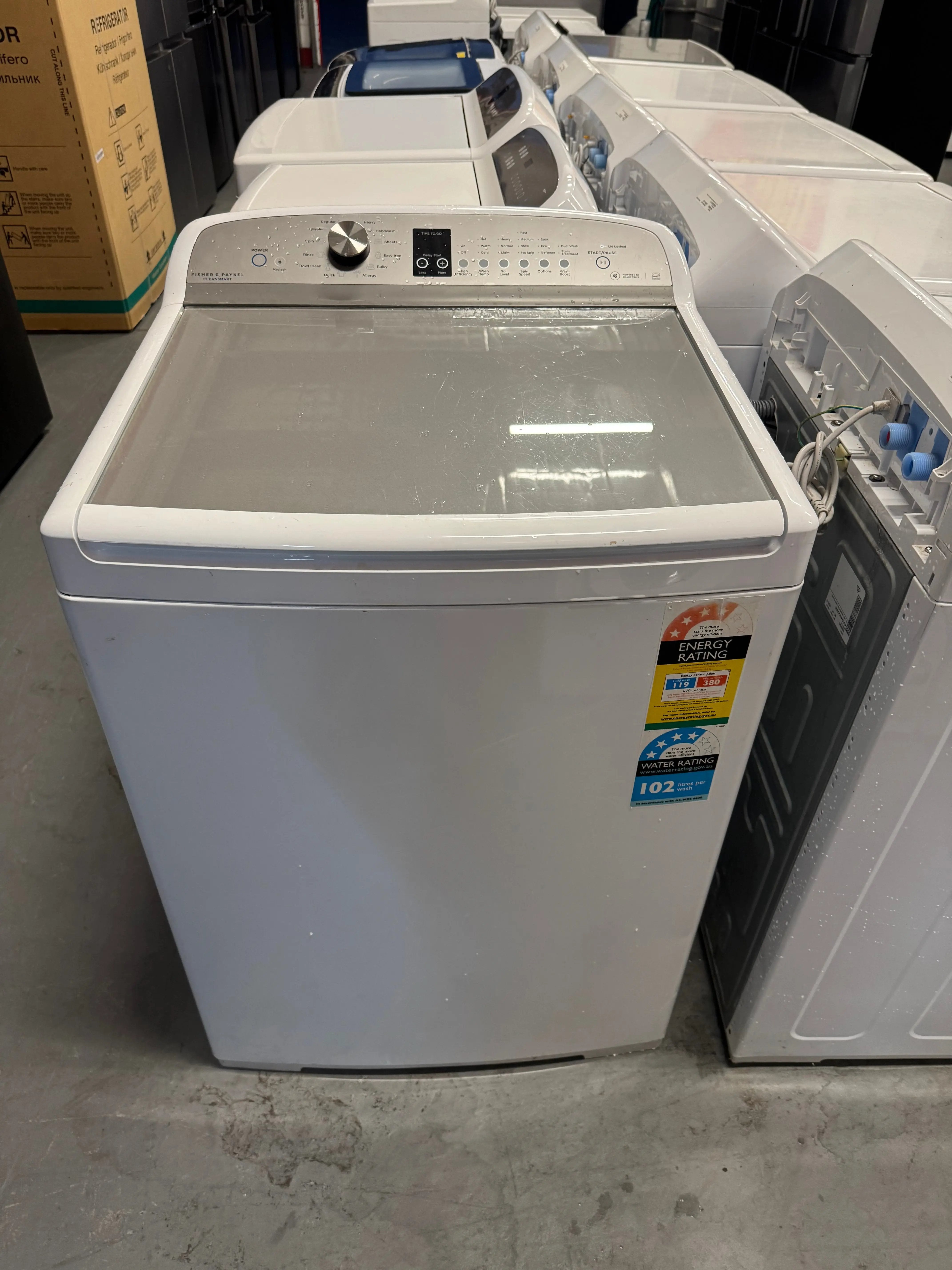 Refurbished Fisher&Paykel 10kg Top Loader Washing Machine | SYDNEY