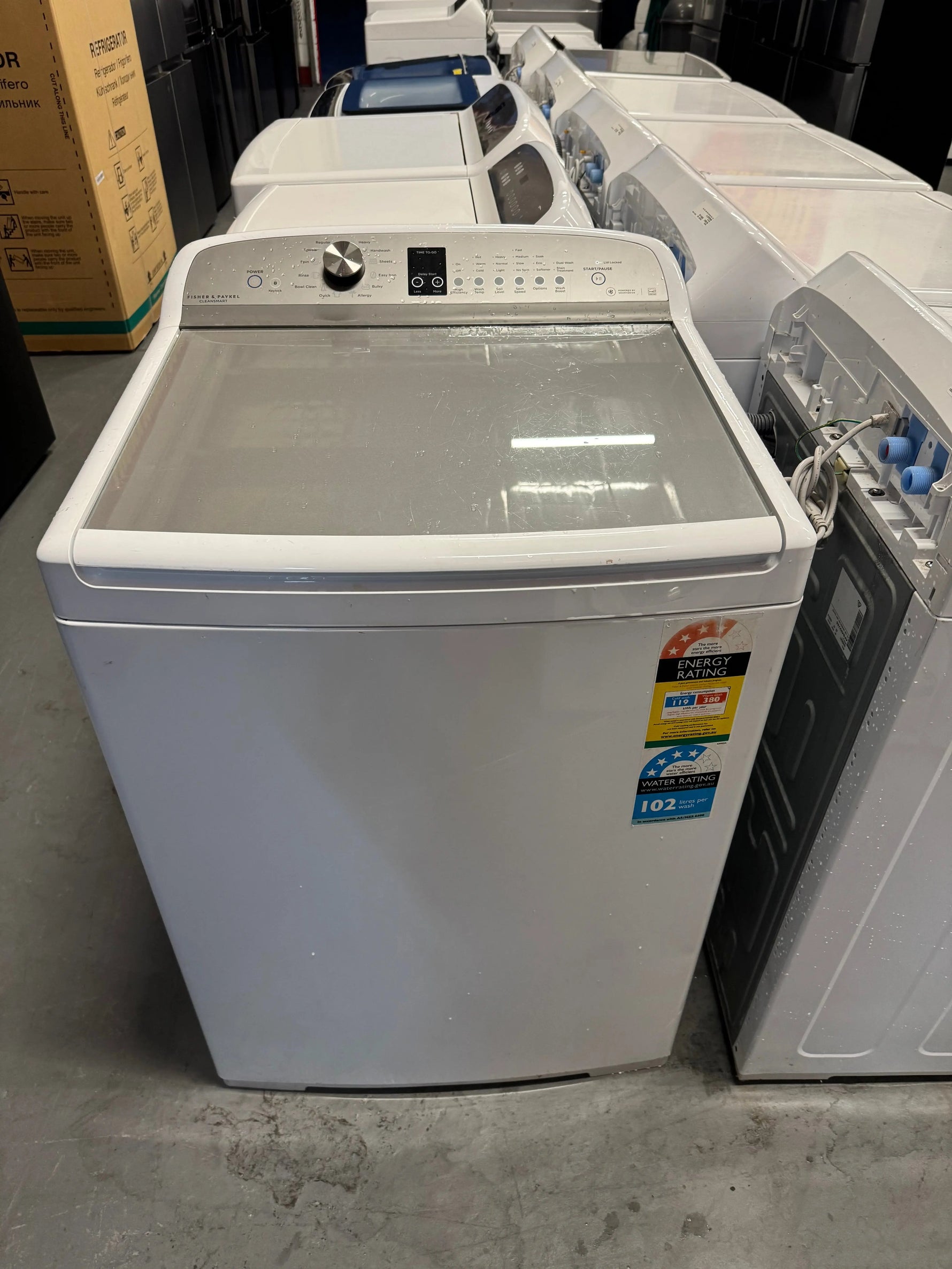Refurbished Fisher&Paykel 10kg Top Loader Washing Machine | SYDNEY