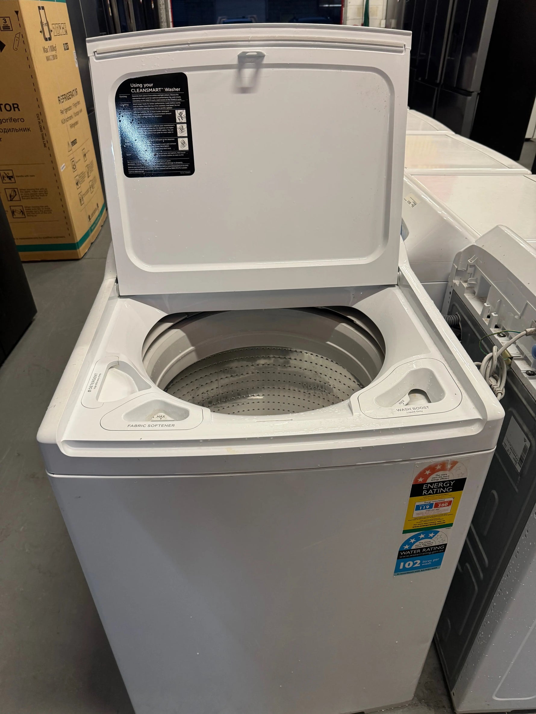 Refurbished Fisher&Paykel 10kg Top Loader Washing Machine | SYDNEY