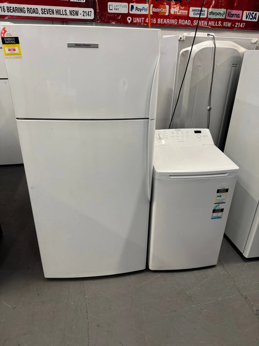 Refurbished Fisher&Paykel 520 ltr fridge freezer and Simpson 5.5 kg top loader washer | SYDNEY