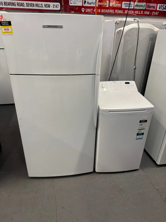 Refurbished Fisher&Paykel 520 ltr fridge freezer and Simpson 5.5 kg top loader washer | SYDNEY