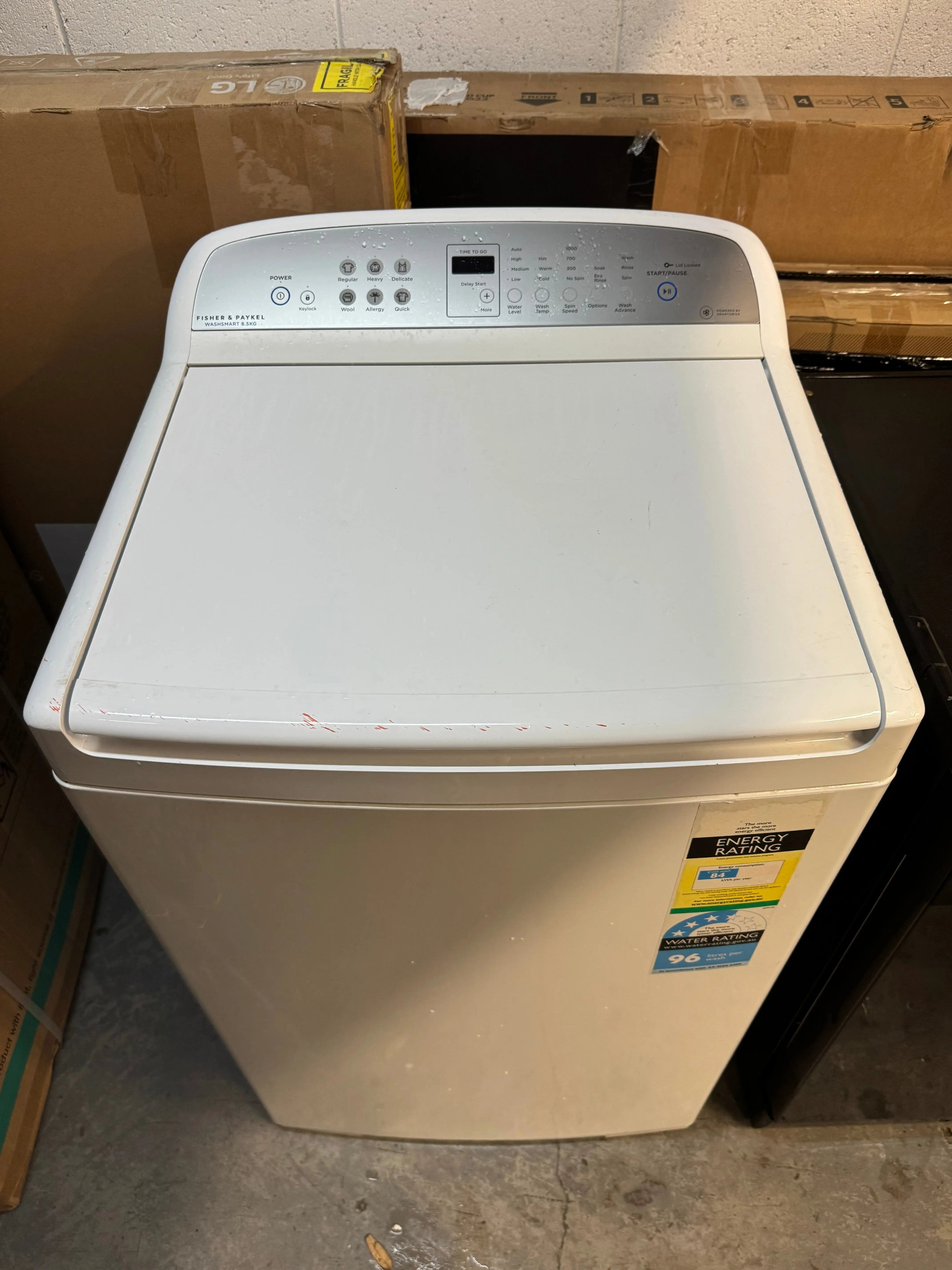 Refurbished Fisher&Paykel 8.5kg Top Loader Washing Machine | SYDNEY