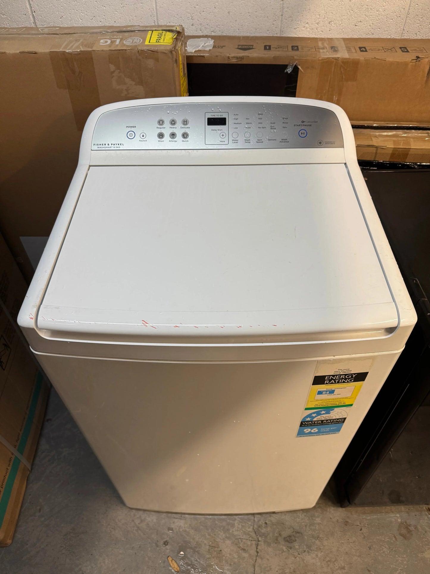 Refurbished Fisher&Paykel 8.5kg Top Loader Washing Machine | SYDNEY