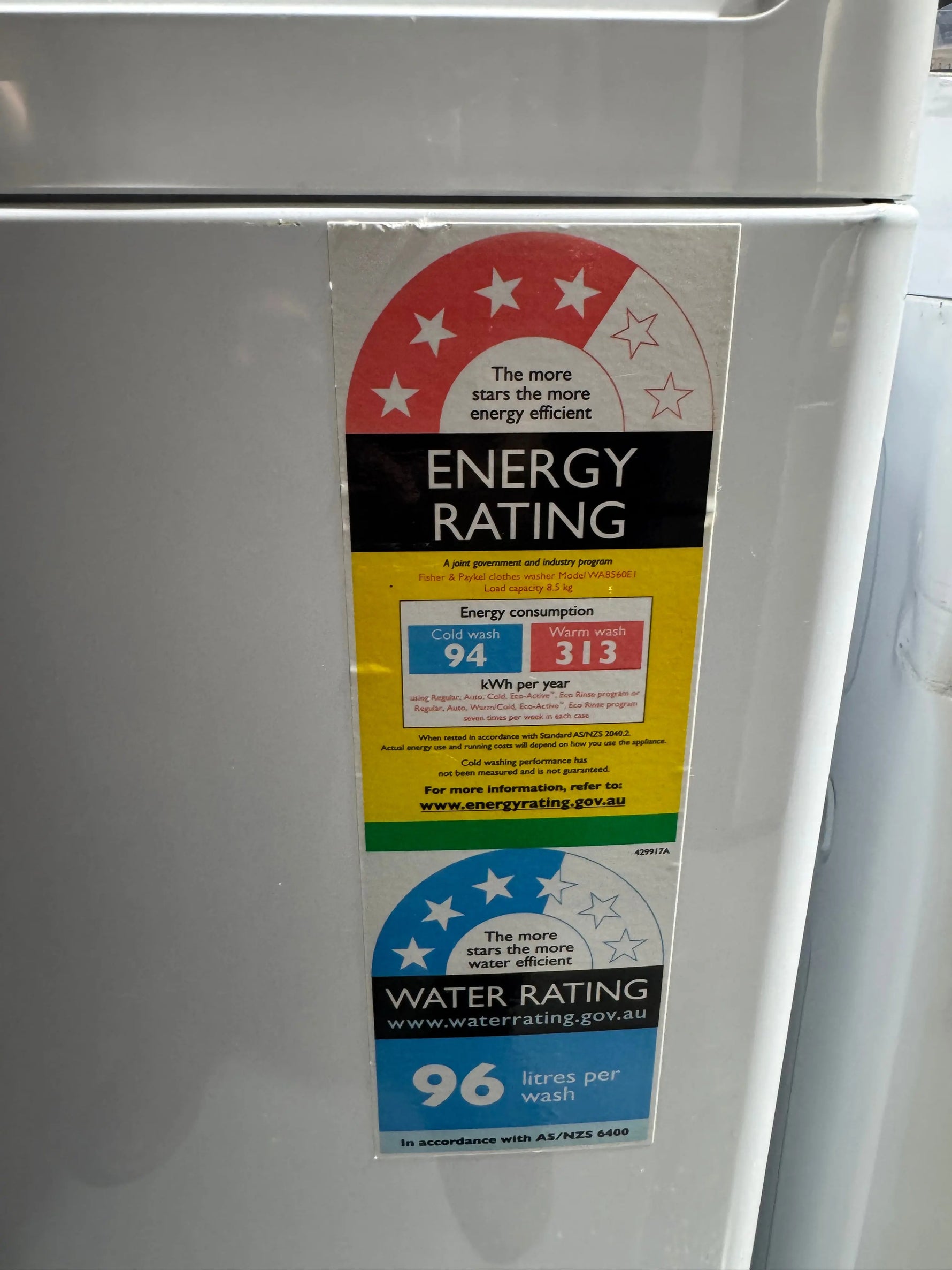 Refurbished Fisher&Paykel 8.5kg Washing Machine | SYDNEY