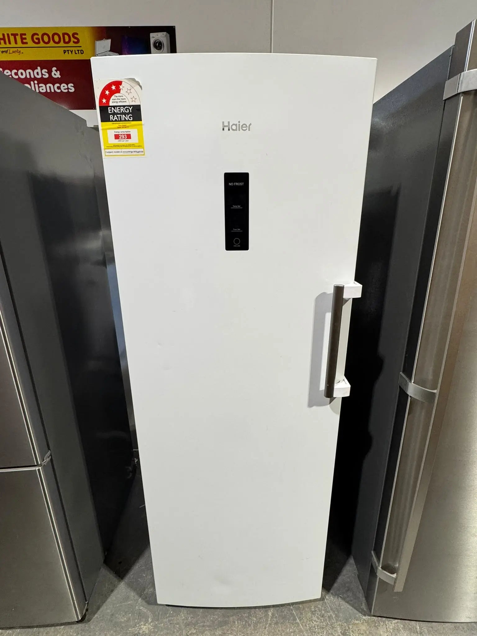 Refurbished Haier 258L Upright Freezer