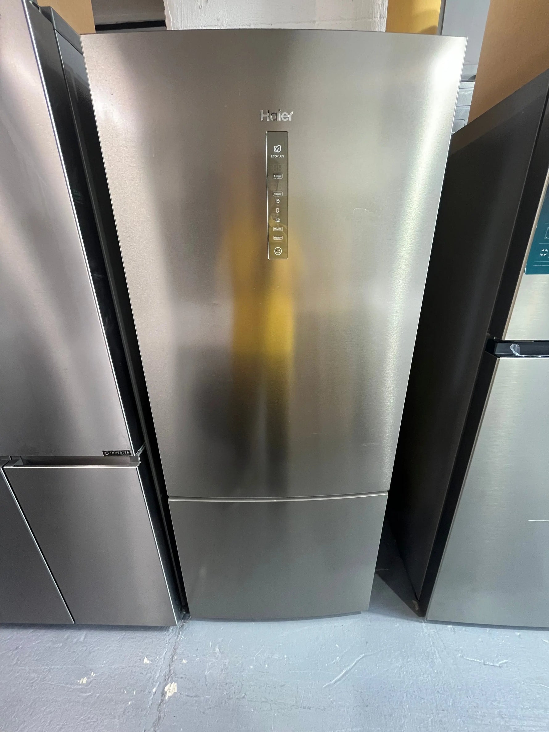 Refurbished Haier 416L Bottom Mount Fridge – Silver | Model HRF450BS2 | Frost Free | 5 Star Energy Rating | ALEXANDRIA