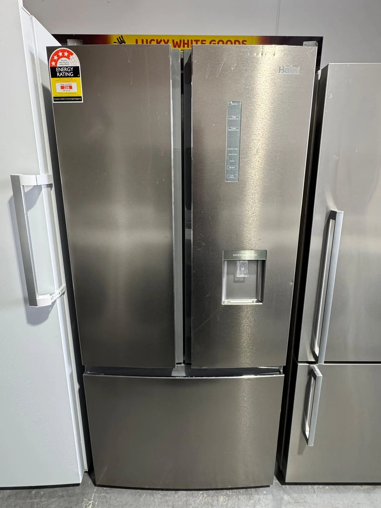 Refurbished Haier 489L French Door Fridge Freezer | PERTH