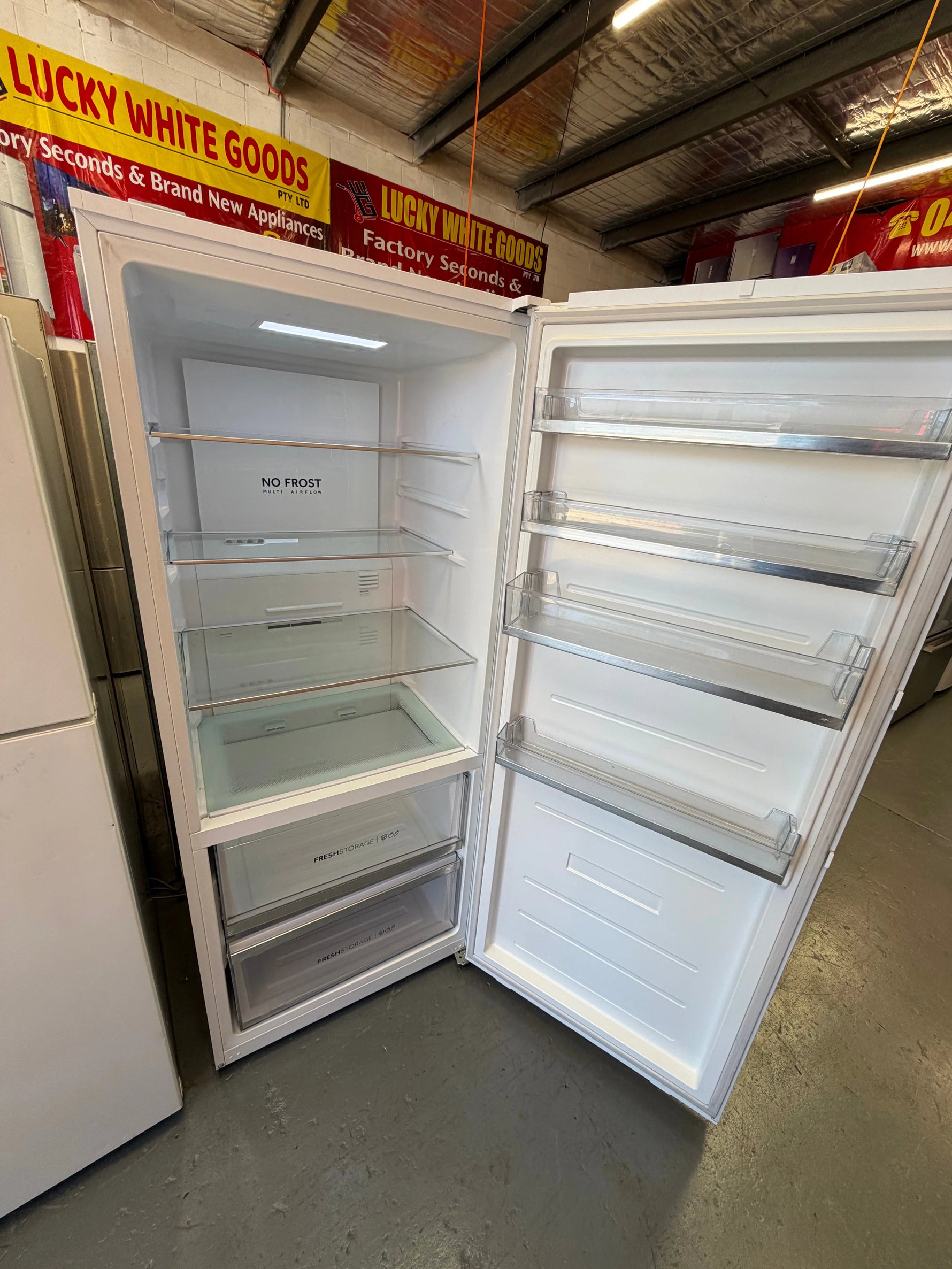 Refurbished Haier 505 ltr upright fridge