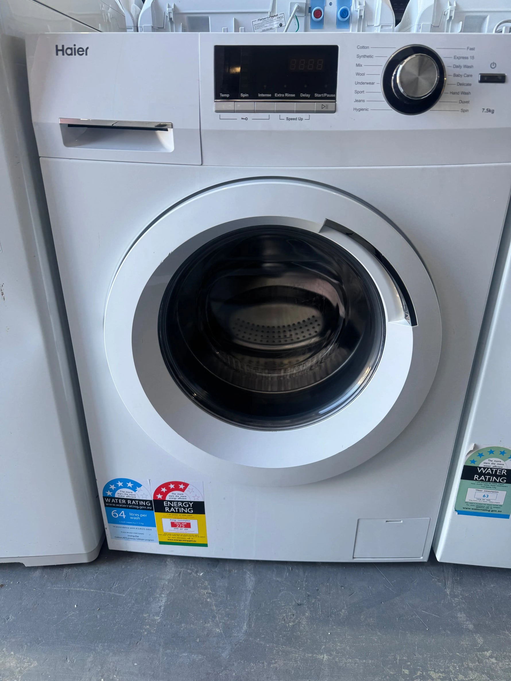 Refurbished Haier 7.5kgs washing machine | PERTH