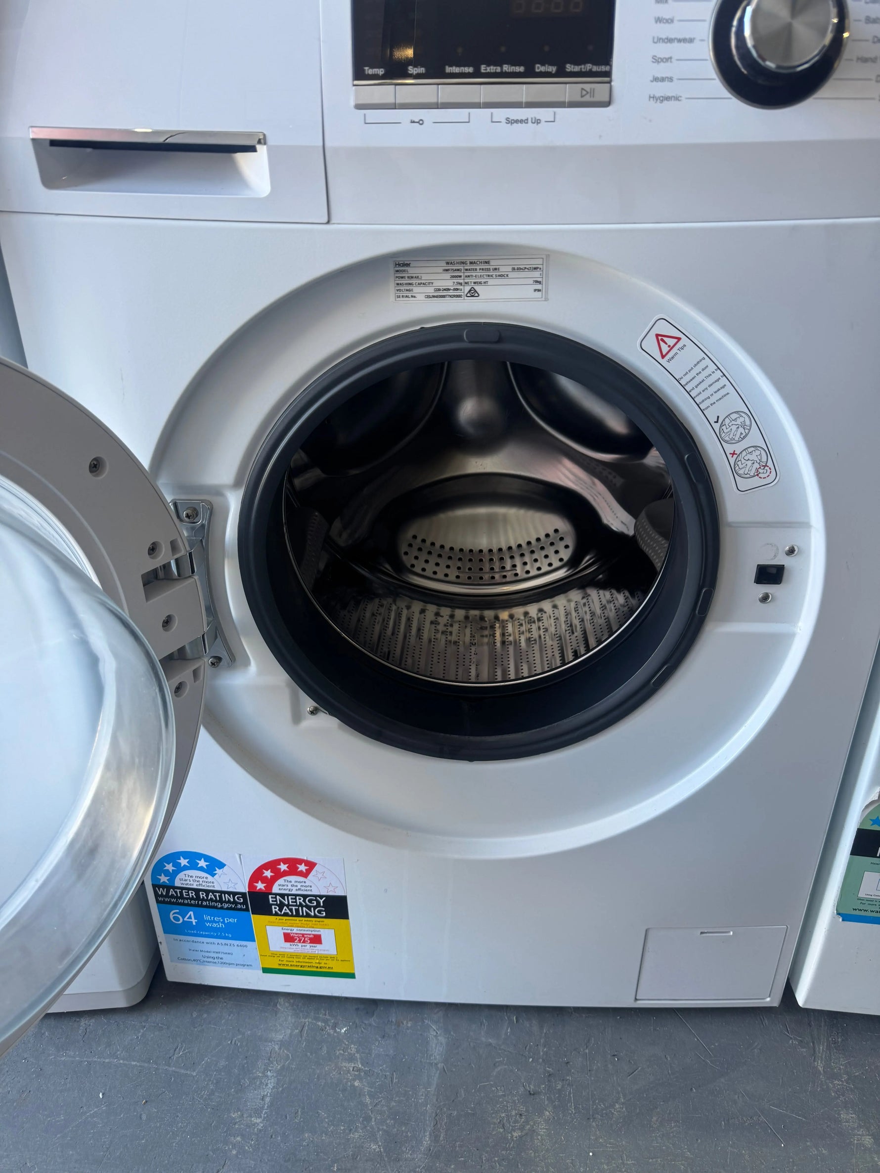 Refurbished Haier 7.5kgs washing machine | PERTH