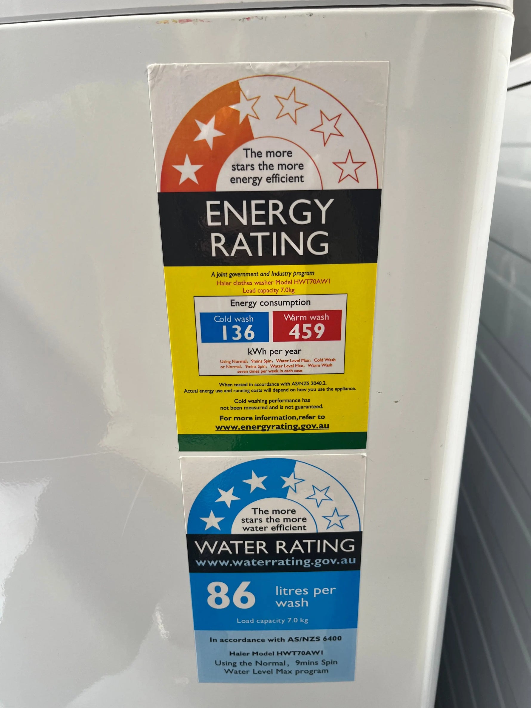 Refurbished Haier 7kg Top Load Washing Machine – HWT70AWI – White | ALEXANDRIA