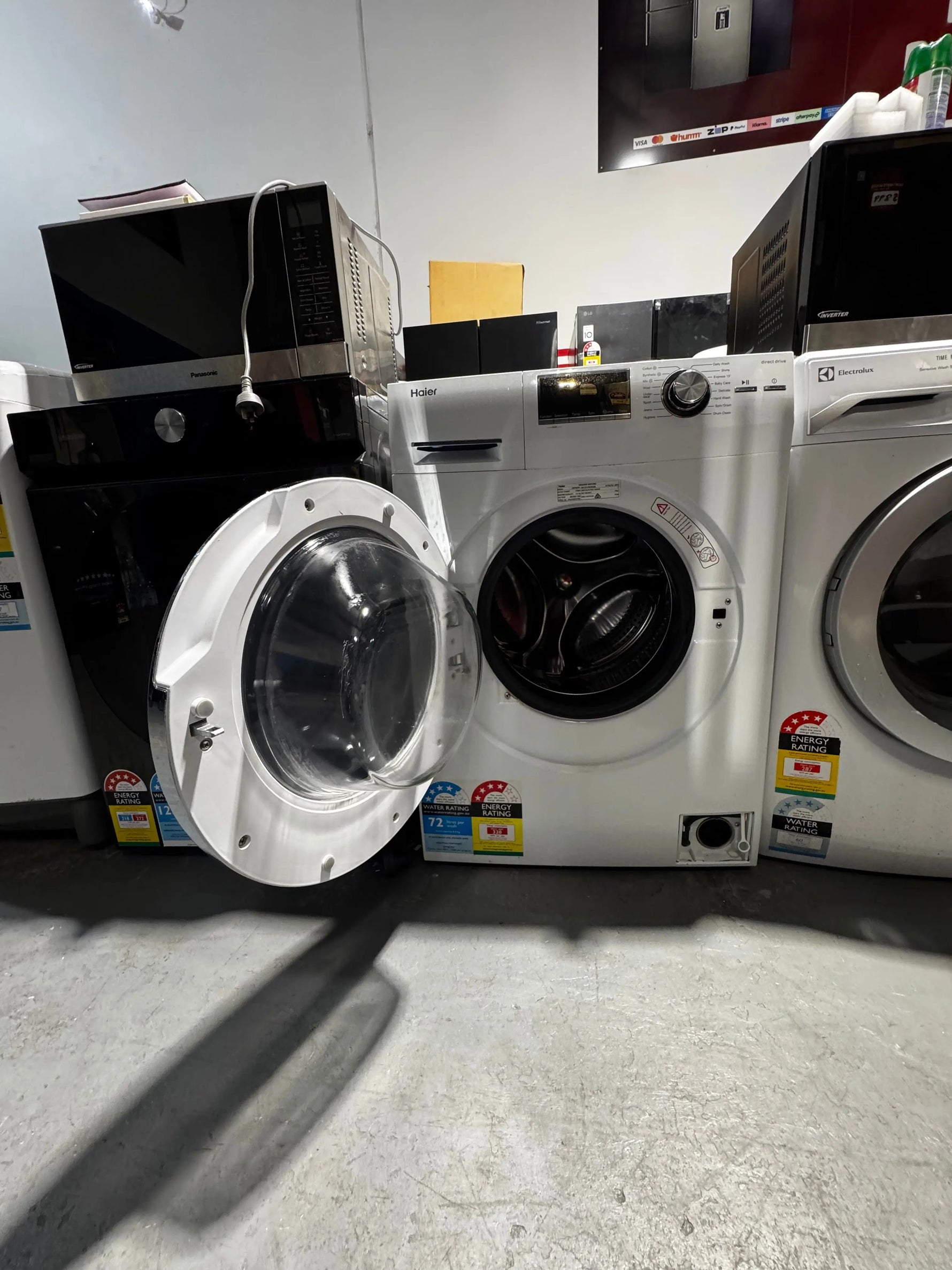 Refurbished Haier 8.5kg Front Load Washing Machine – Inverter Motor with Steam Refresh | HWF85DWI | PERTH
