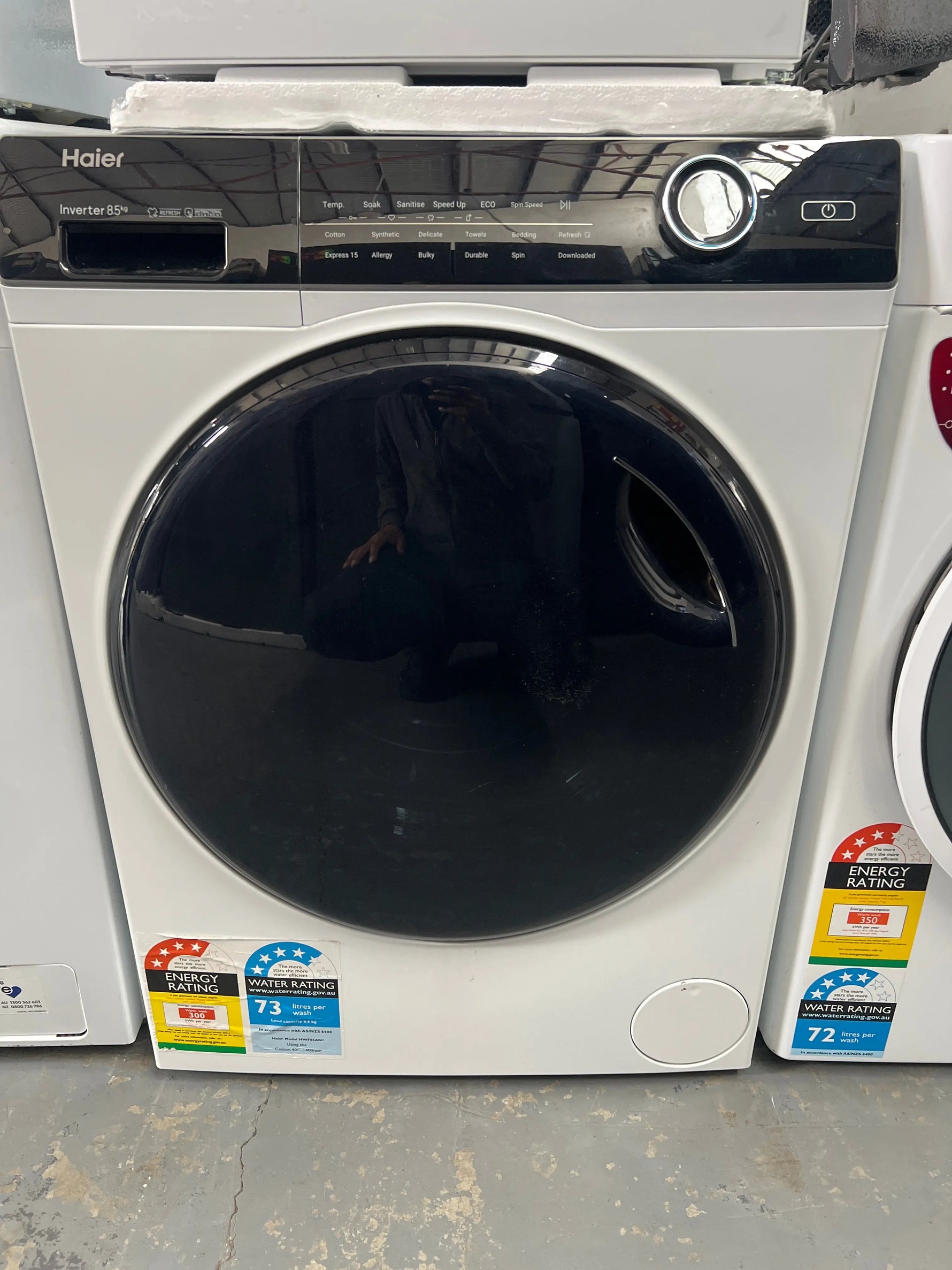 Refurbished Haier 8.5kgs front loader washing machine (4 months warranty) | ADELAIDE