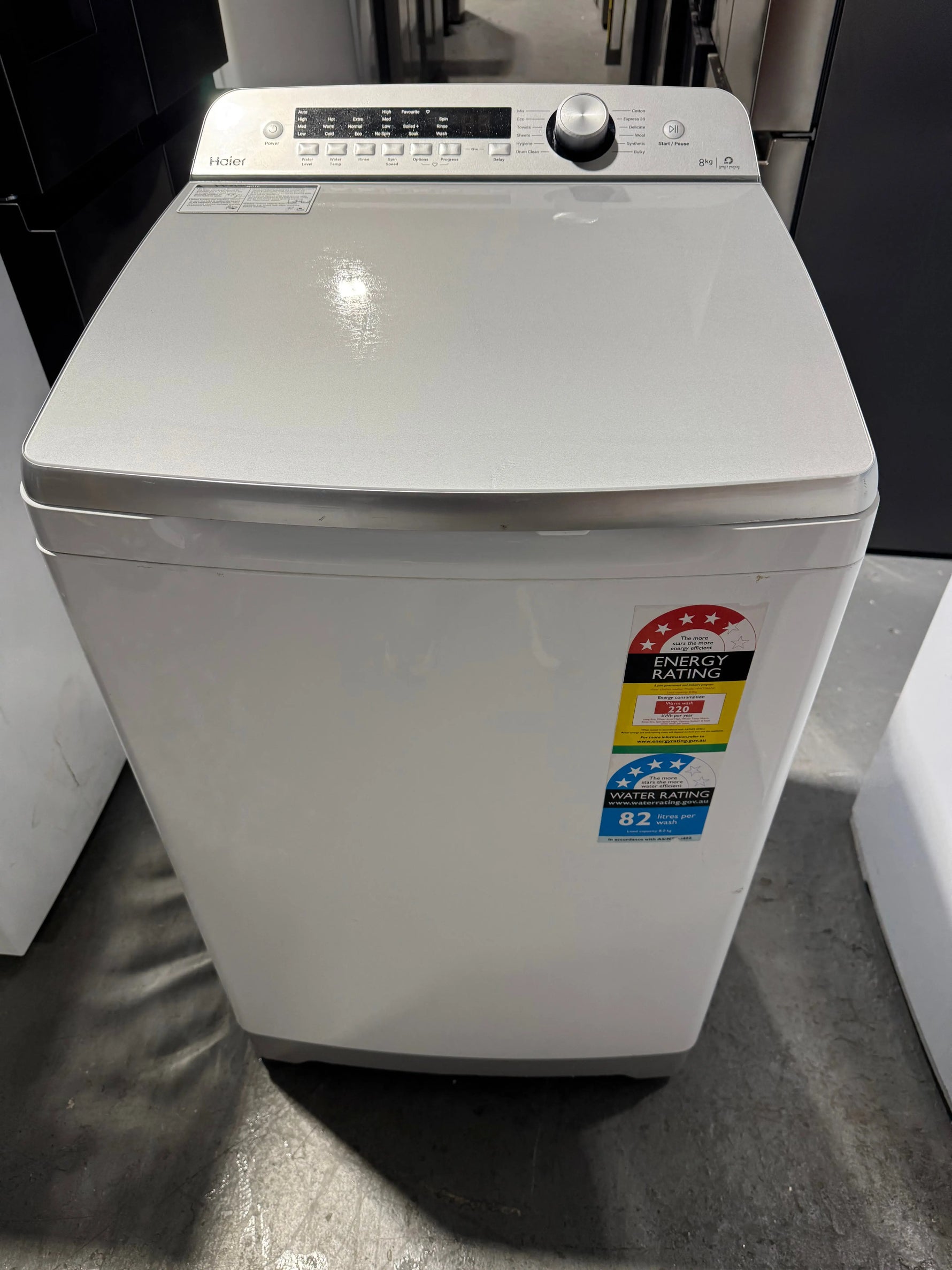 Refurbished Haier 8kg washing machine
