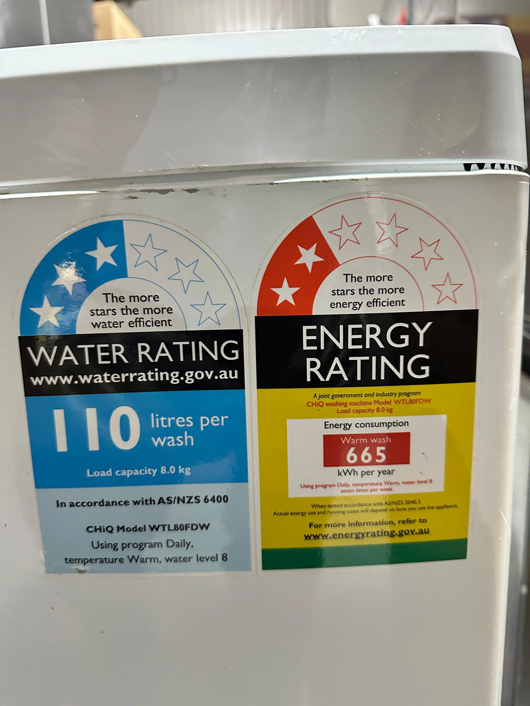 Refurbished High-Capacity CHiQ 8kg Top Loader Washer | ADELAIDE