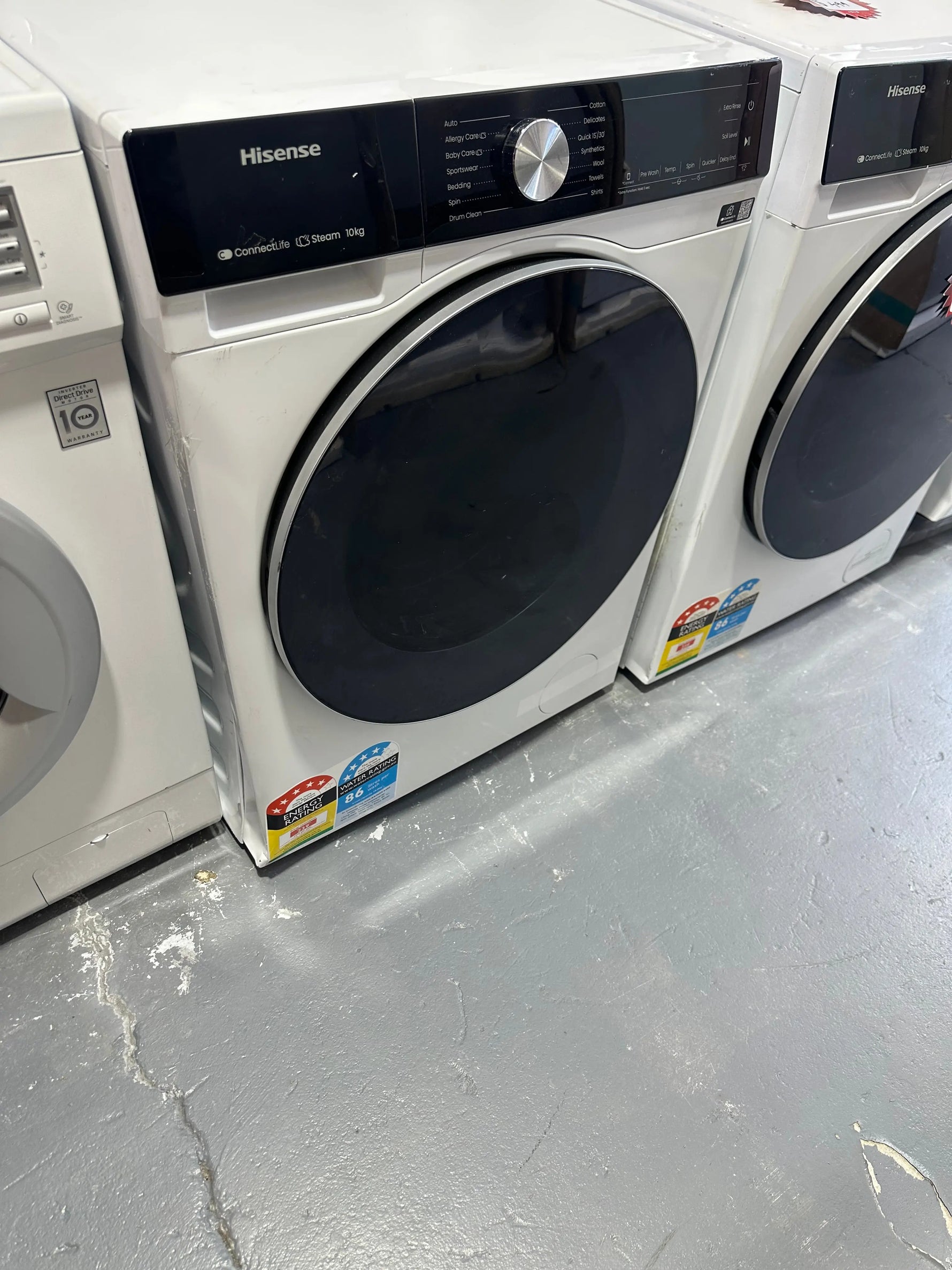 Refurbished Hisense 10 kg front loader washer | ALEXANDRIA
