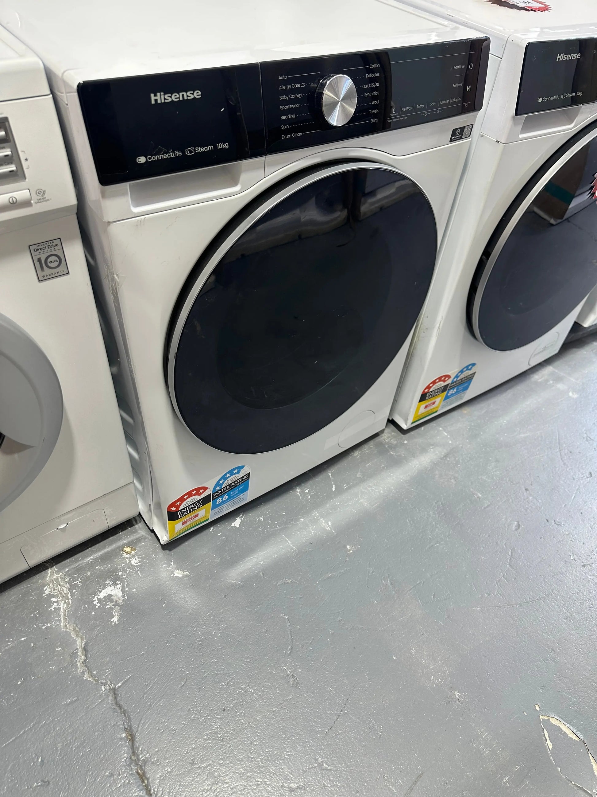 Refurbished Hisense 10 kg front loader washer | ALEXANDRIA