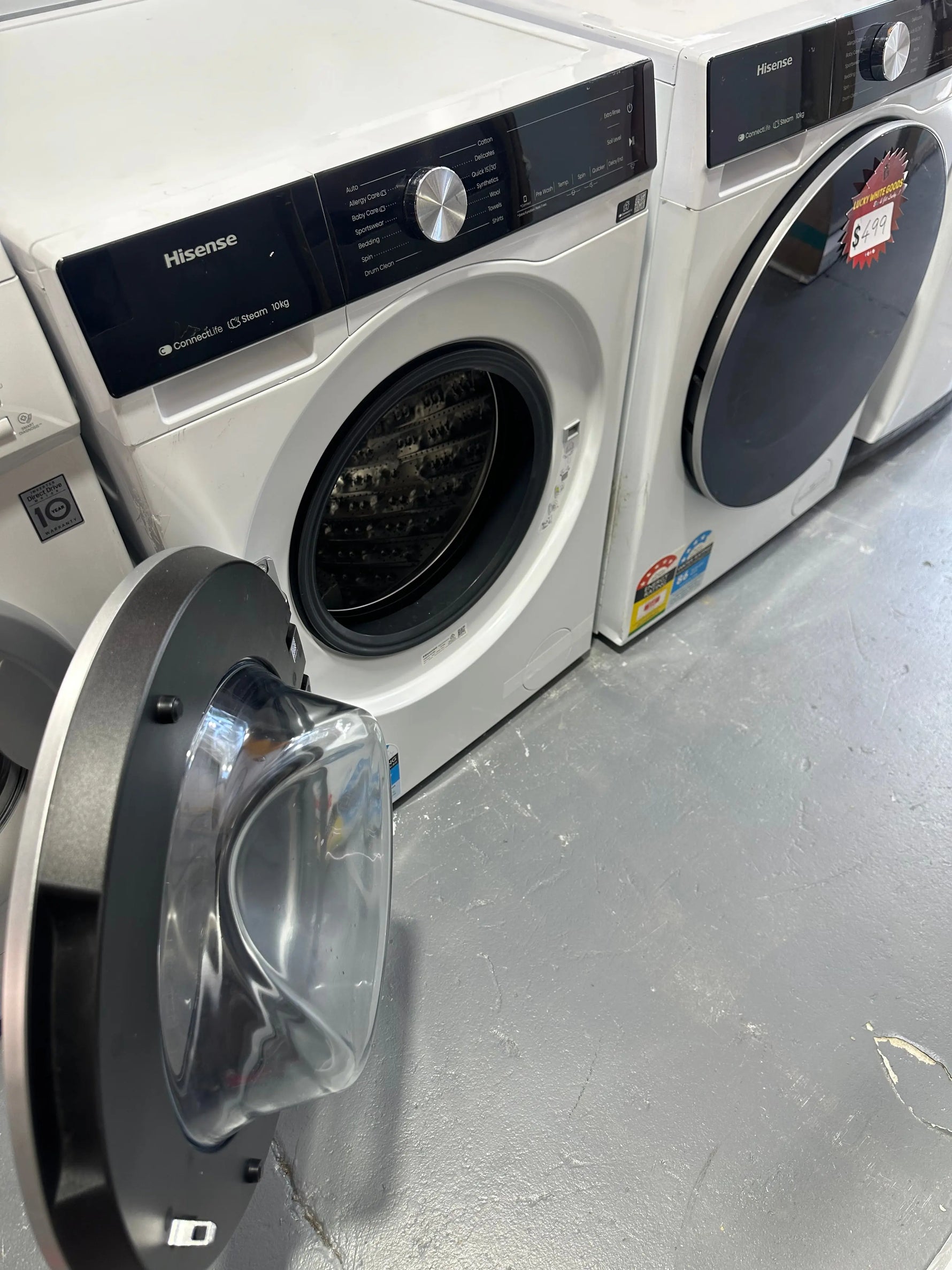 Refurbished Hisense 10 kg front loader washer | ALEXANDRIA