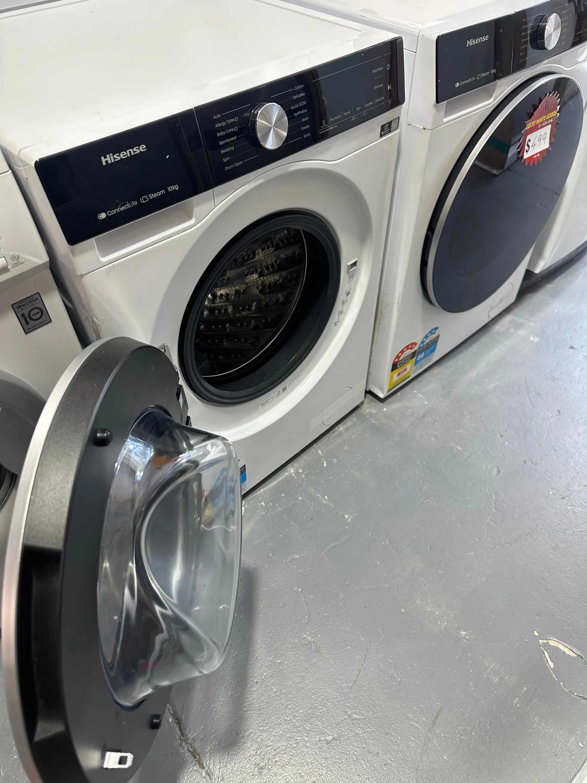 Refurbished Hisense 10 kg front loader washer | ALEXANDRIA
