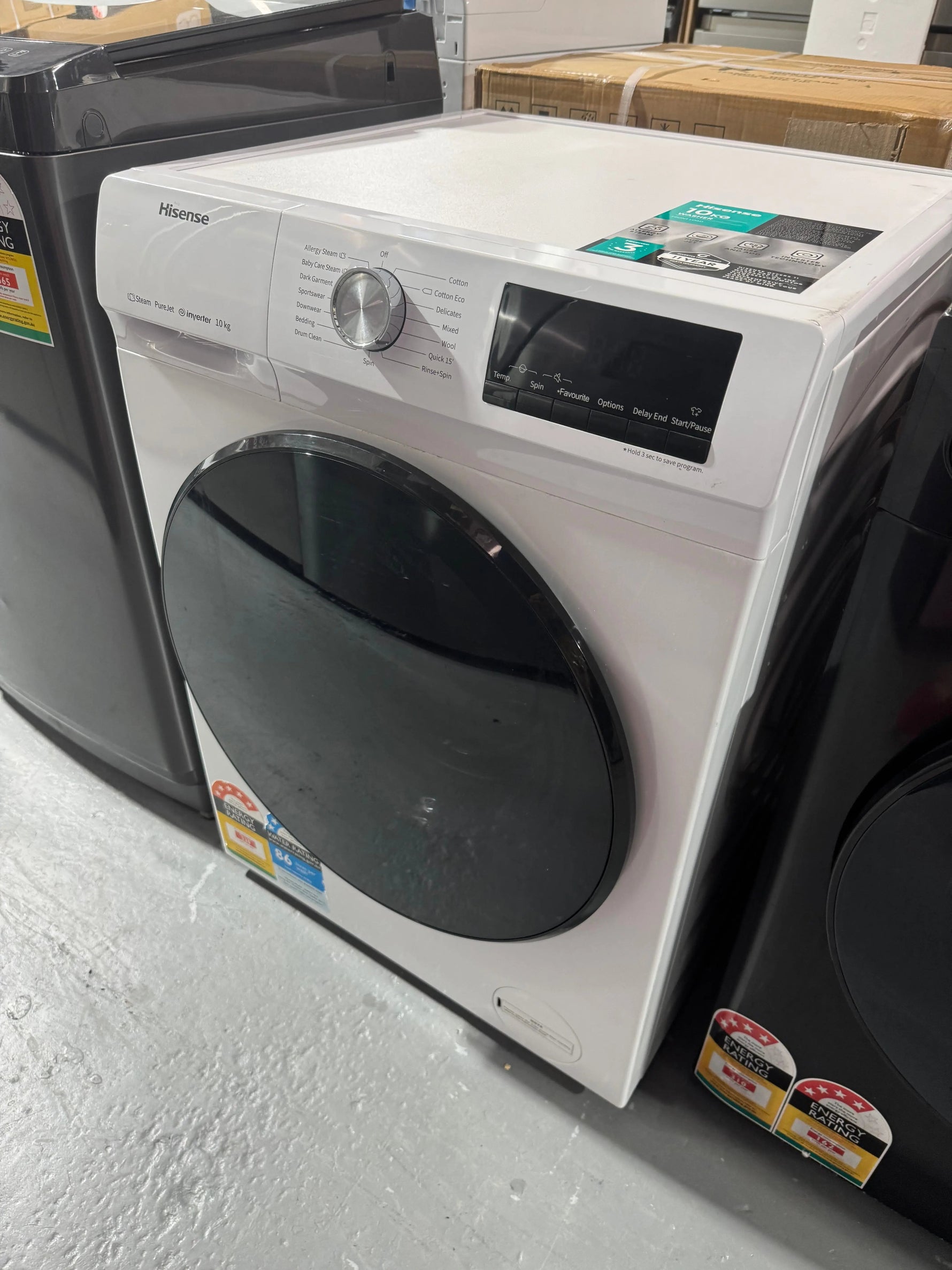 Refurbished Hisense 10 kg front loader washer | SYDNEY
