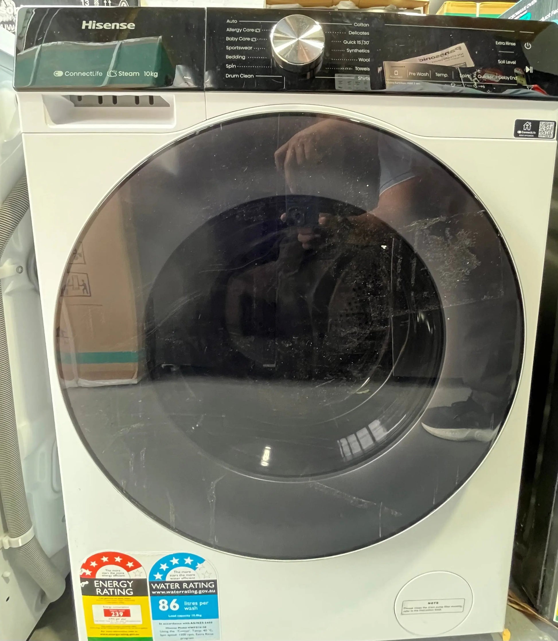 Refurbished Hisense 10 kgs washing machine | ALEXANDRIA
