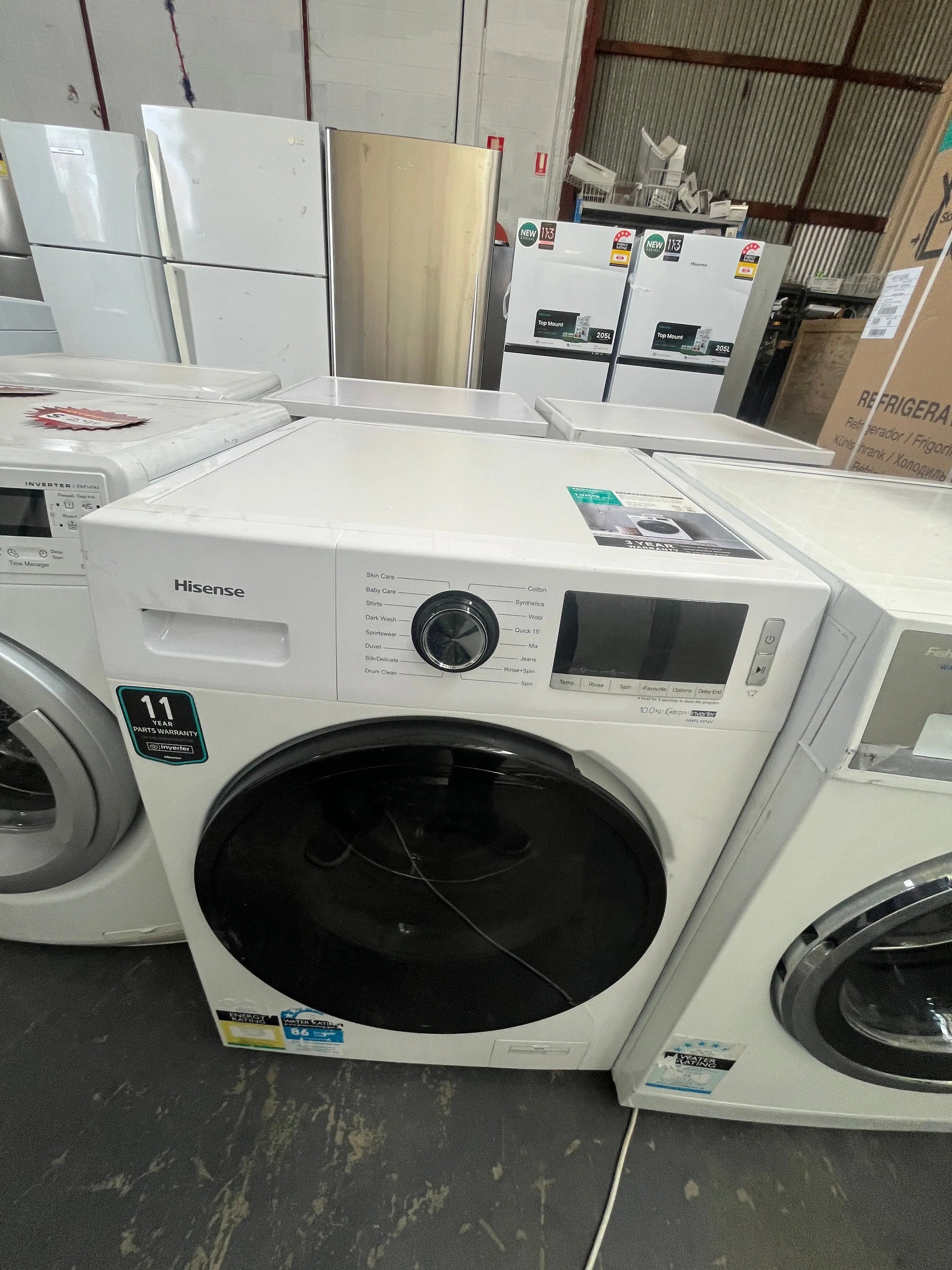 Refurbished Hisense 10kg washing machine | ADELAIDE