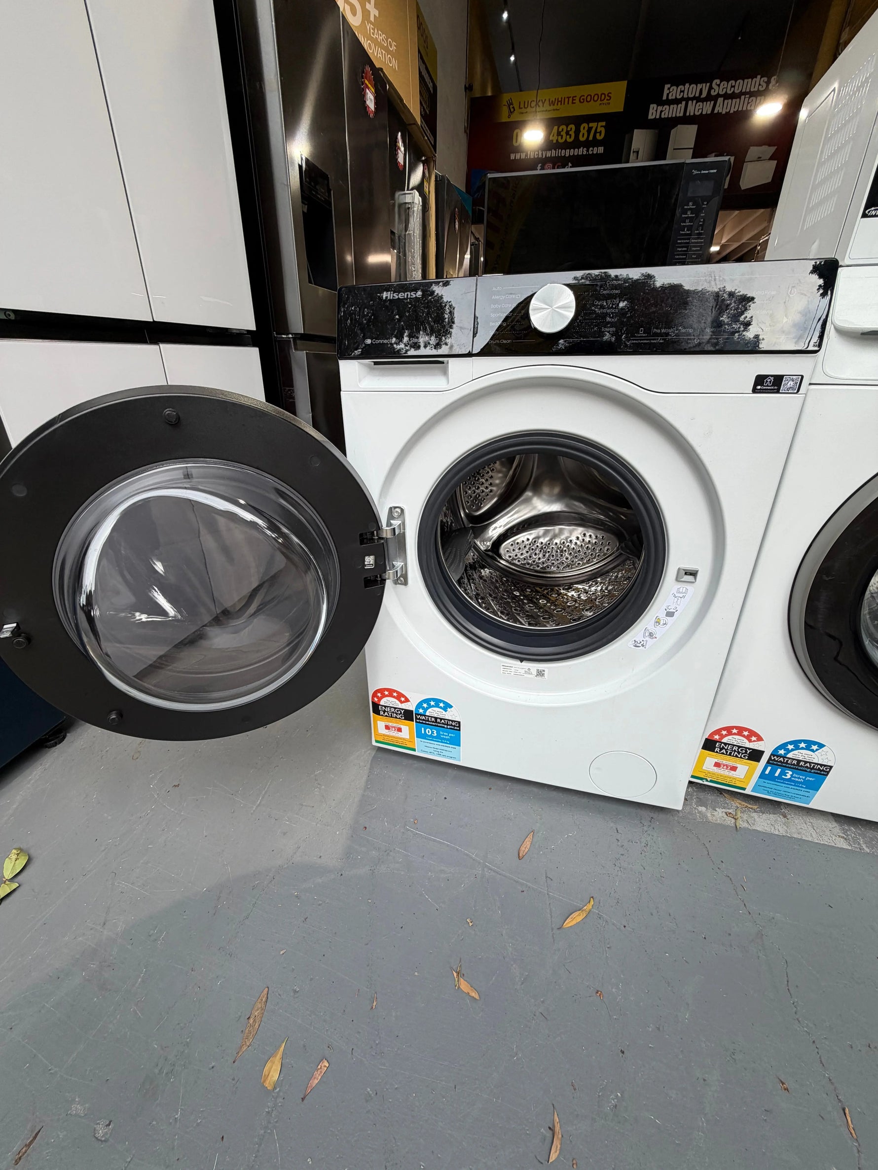 Refurbished Hisense 12 kg front loader washer model no -Hwfss1214 | ALEXANDRIA