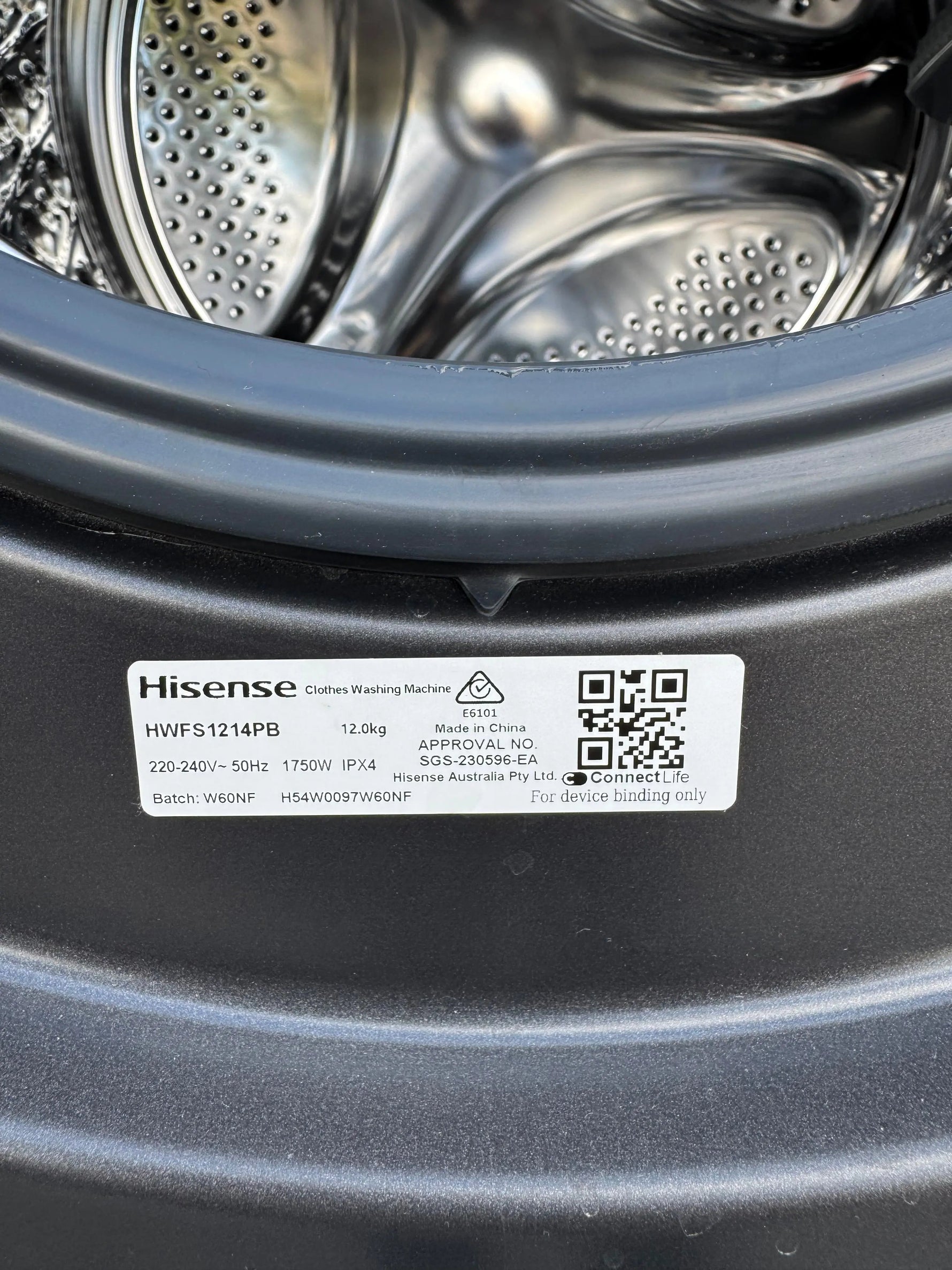 Refurbished Hisense 12kg washing machine | PERTH