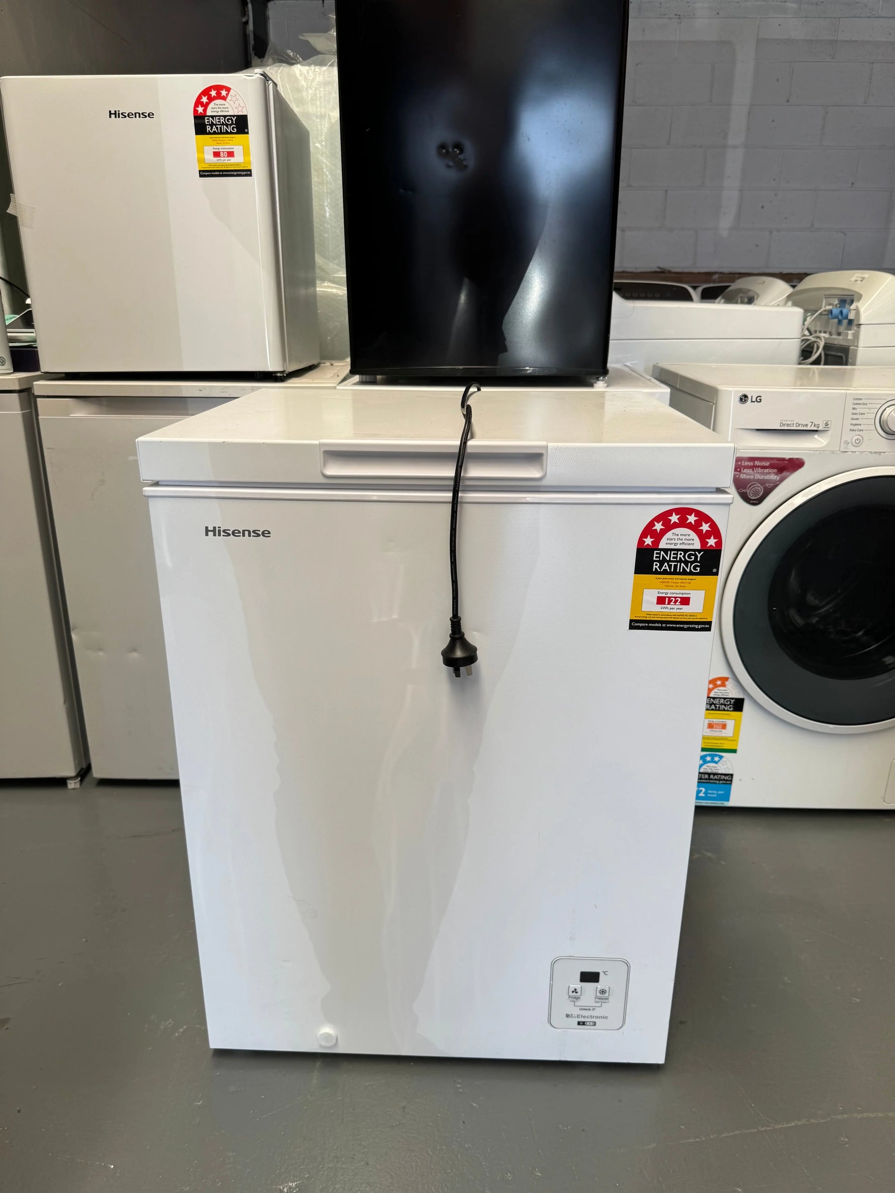 Refurbished Hisense 145L Eco Vision Hybrid Chest Freezer HRCF146 | SYDNEY