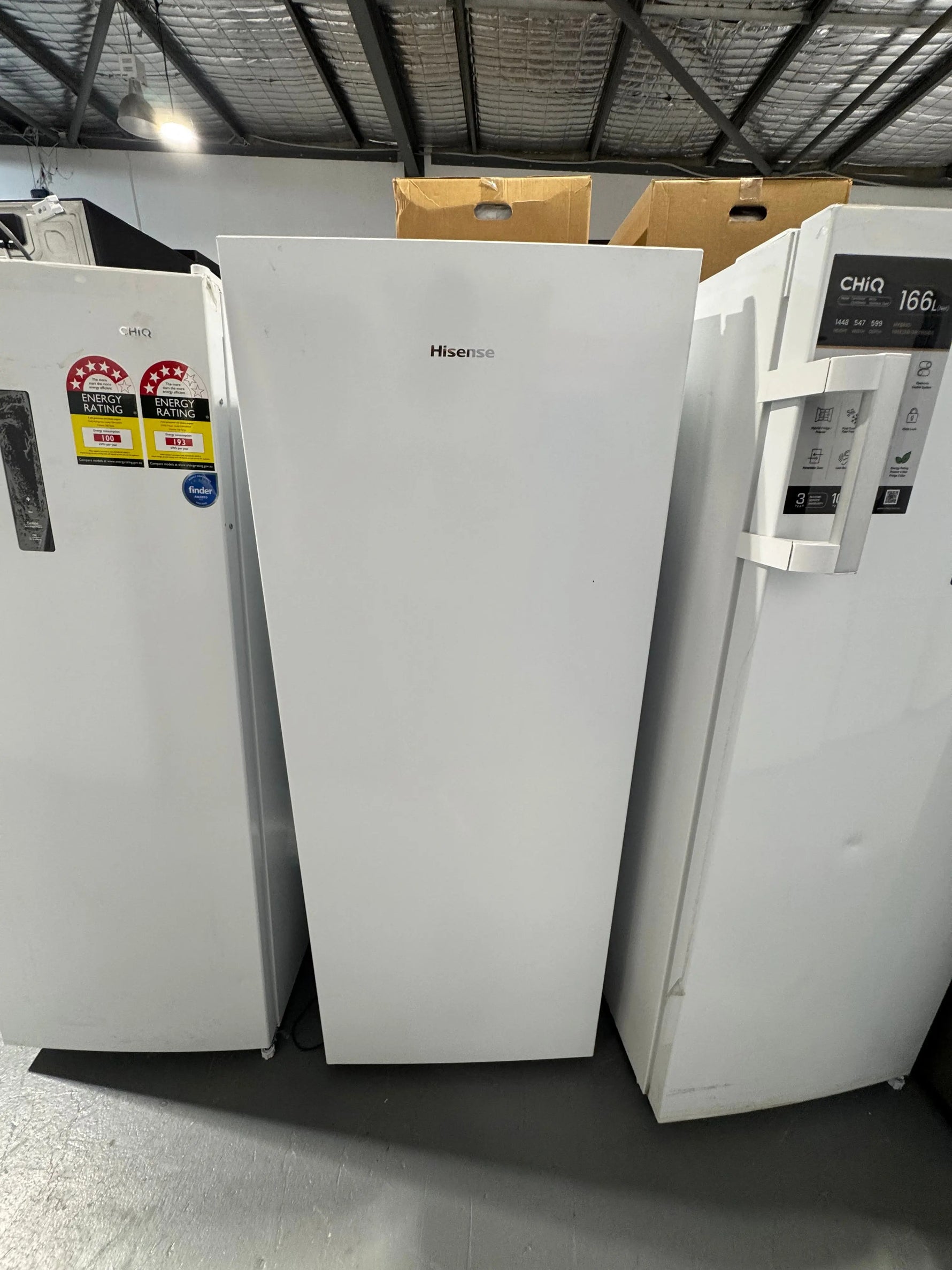 Refurbished Hisense 155 litres upright freezer | PERTH
