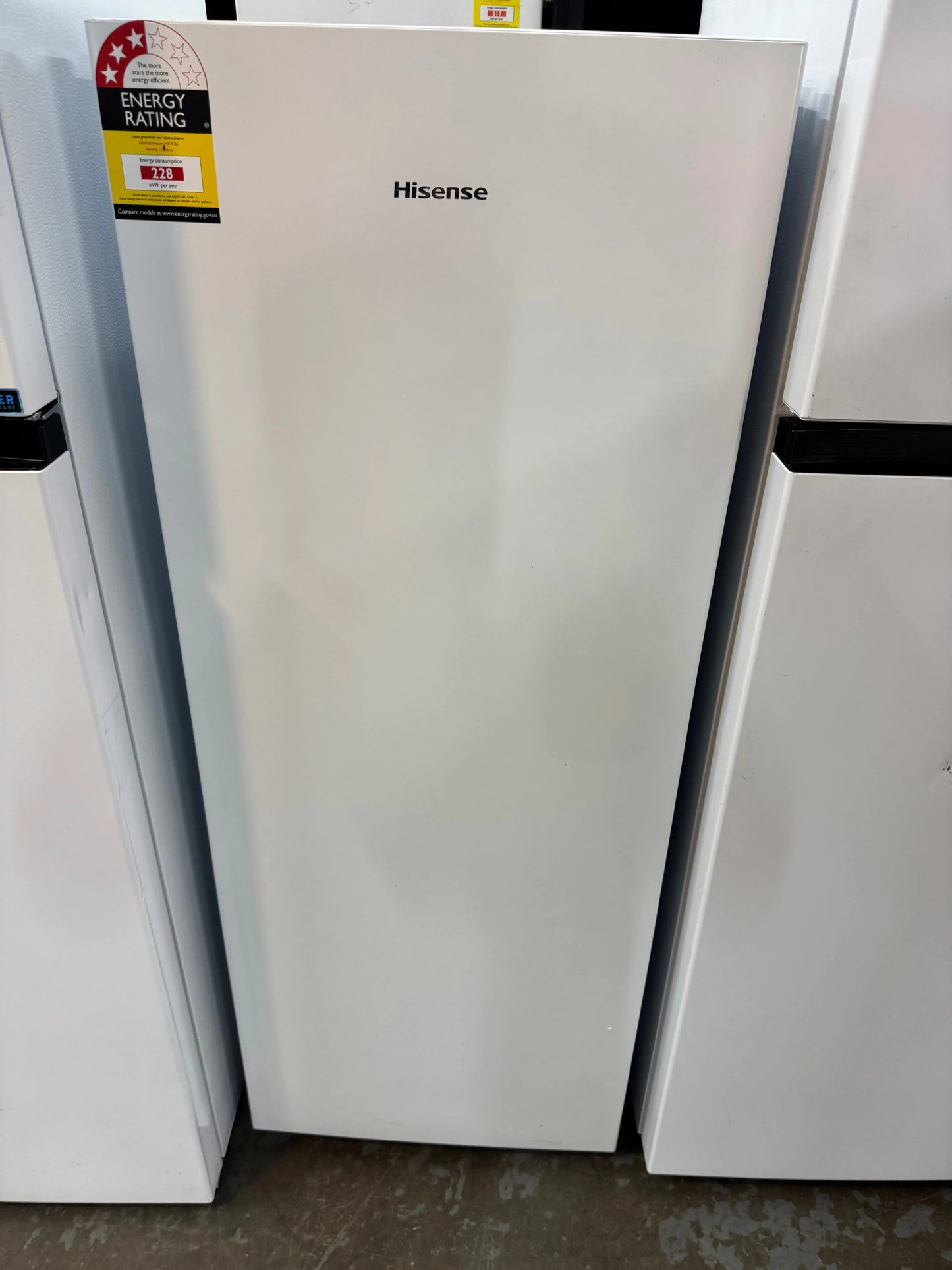 Refurbished Hisense 155 litres upright  freezer | SYDNEY