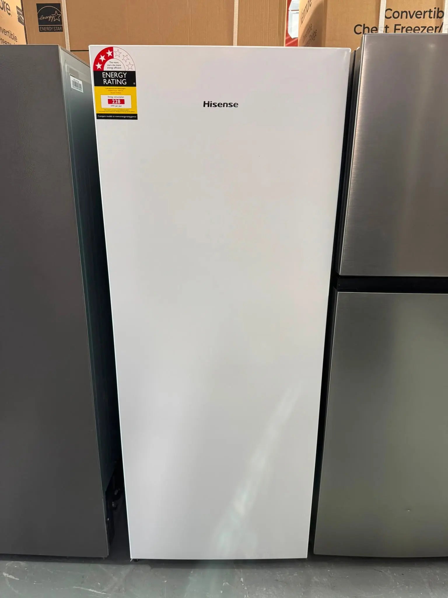 Refurbished Hisense 155L Upright Freezer | SYDNEY