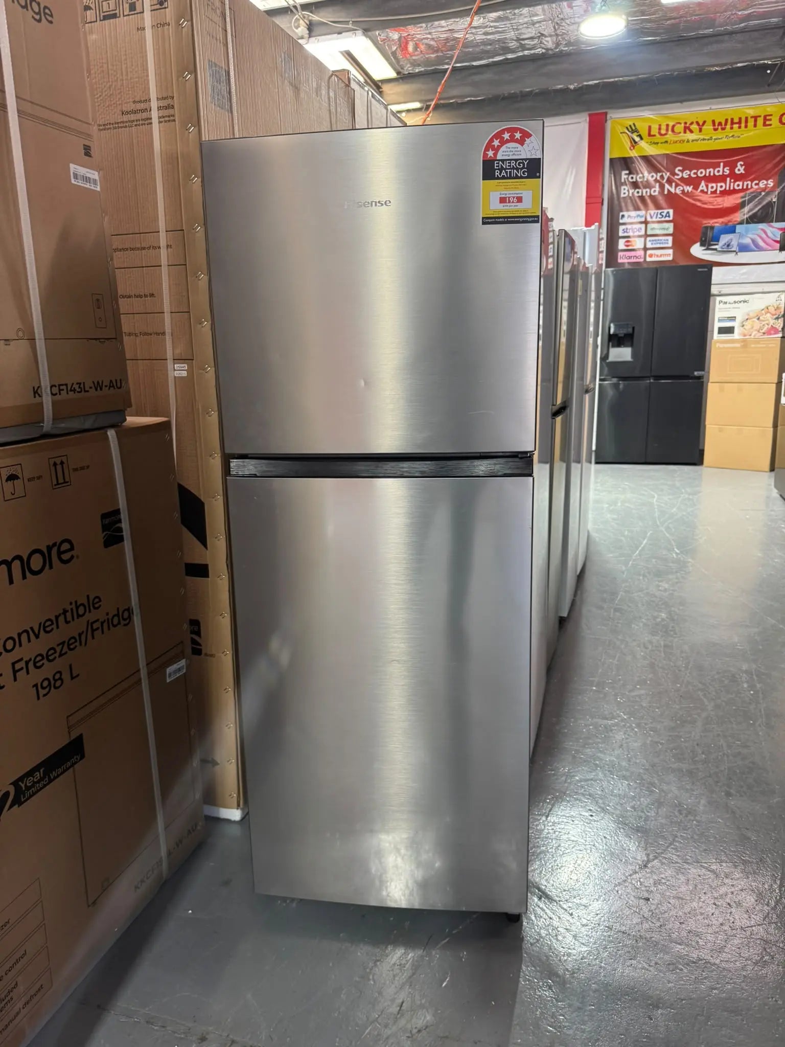 Refurbished Hisense 205L Top Mount Fridge Freezer | SYDNEY