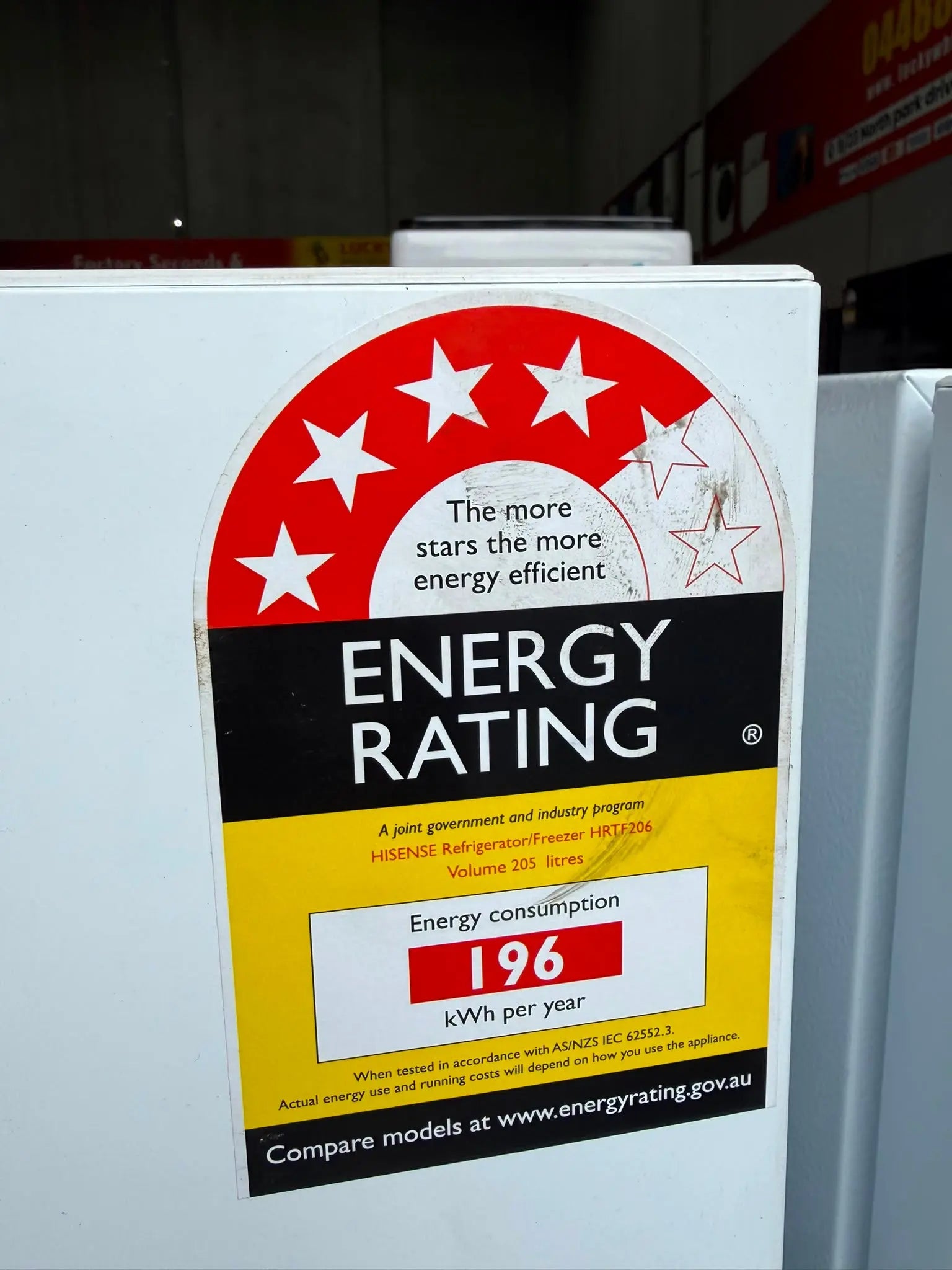 Refurbished Hisense 205L Top Mount Refrigerator | MELBOURNE
