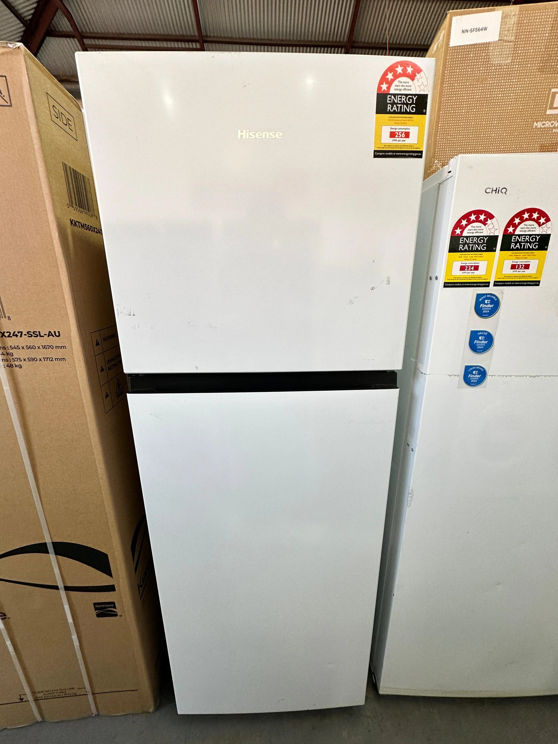 Refurbished Hisense 326L Top Mount Fridge Freezer | ADELAIDE