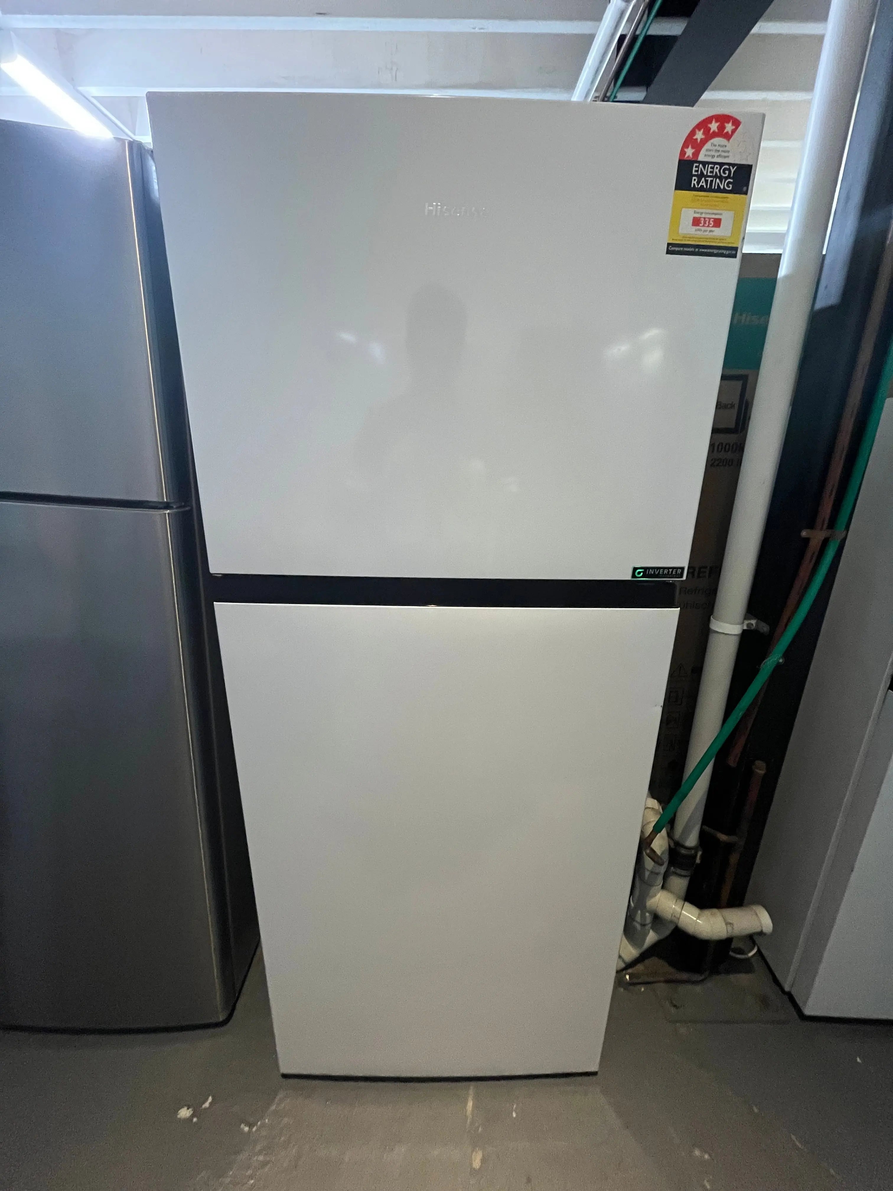 Refurbished Hisense 424L Top Mount Fridge – Classic White 424 L Top Mount Refrigerator with Frost‑Free Cooling | ALEXANDRIA